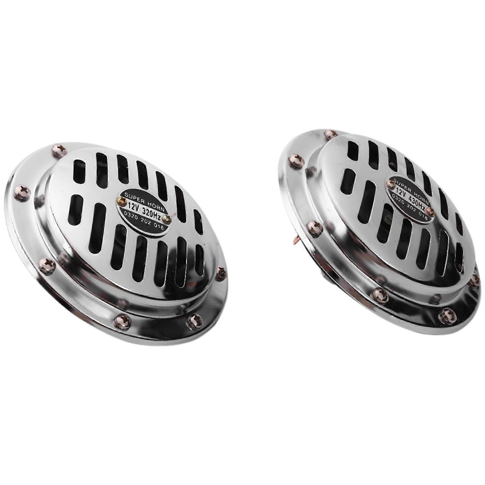 12V 115DB Universal Chrome-Plated Car Horn