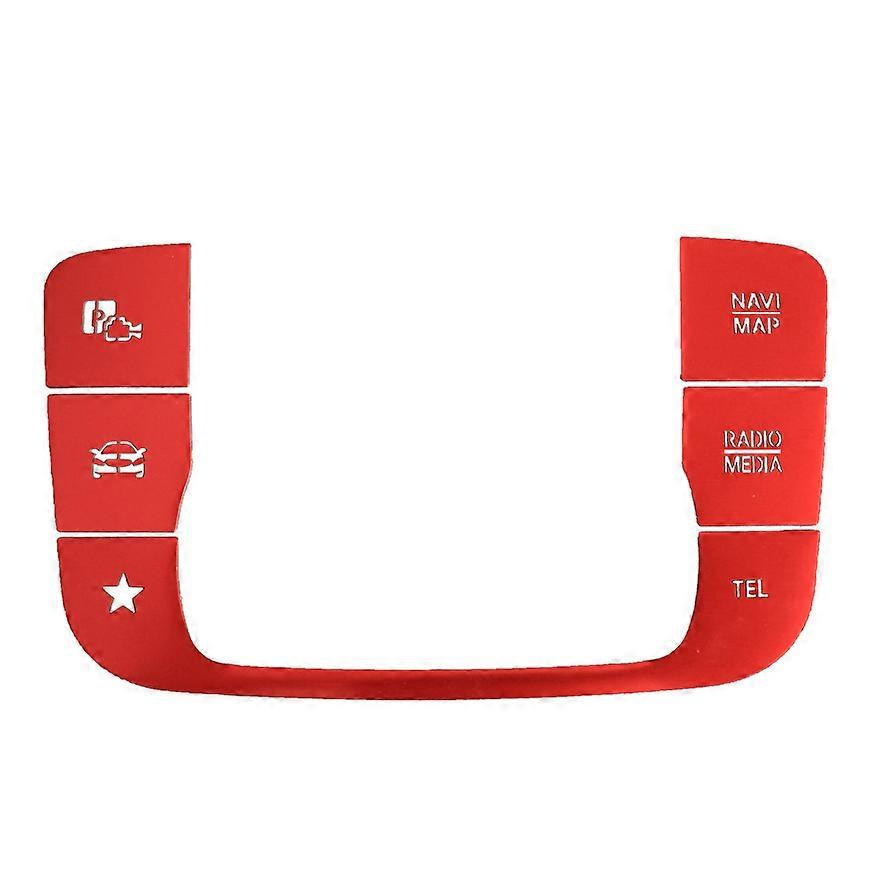 Center Console Multimedia Mouse switch Buttons Cover Stickers Compatible with Mercedes Benz A B Class W177 W247 W167 GLE GLS GLB 