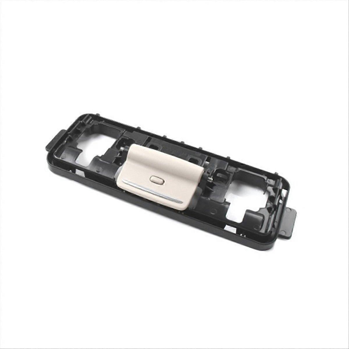 Front Right Side Seat Backrest Base Cover Gray&White