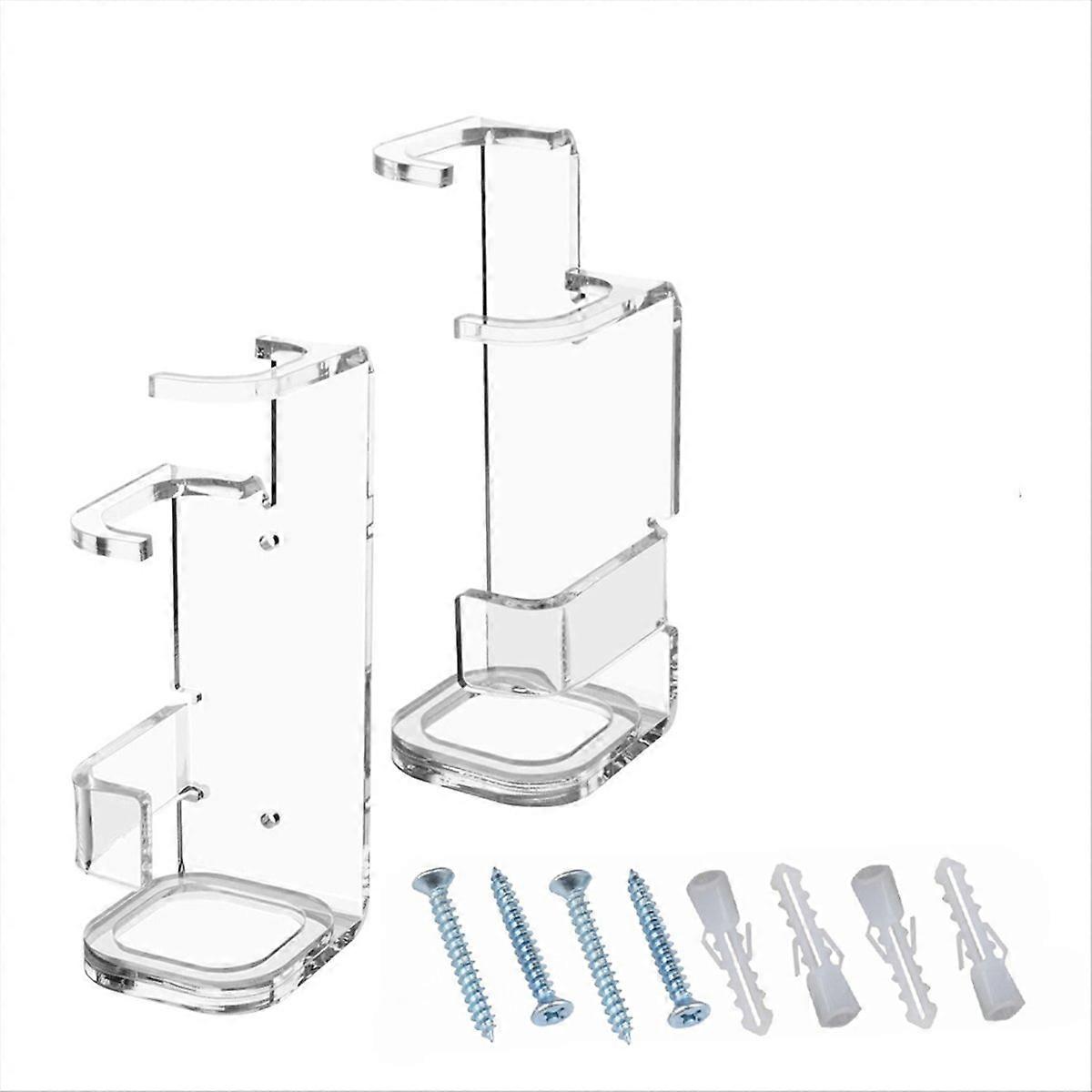 2PCS Lightsaber Stand Wall Mount Lightsaber Display Stand Acrylic,B