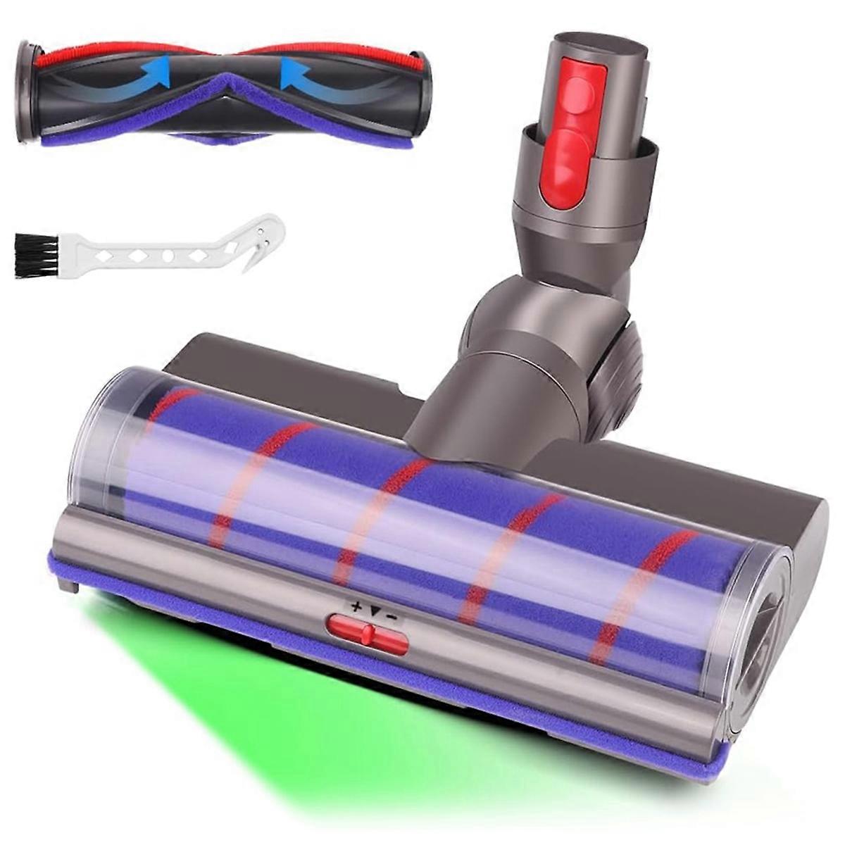 Brush Head Replacement for V7 V8 V10 V11 V15 SV12 Vacuum Parts with LED Headlights and Replace Roller Brush Bar