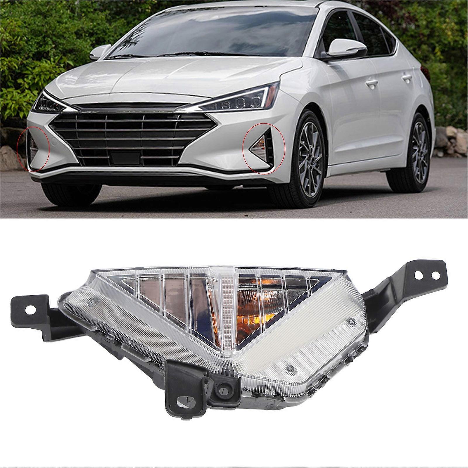 Front Turn Signal Light Assembly Super Bright Anti Aging Replacement for Hyundai Elantra 2019 to 2020 Right 92302F2510 HY2531102C 