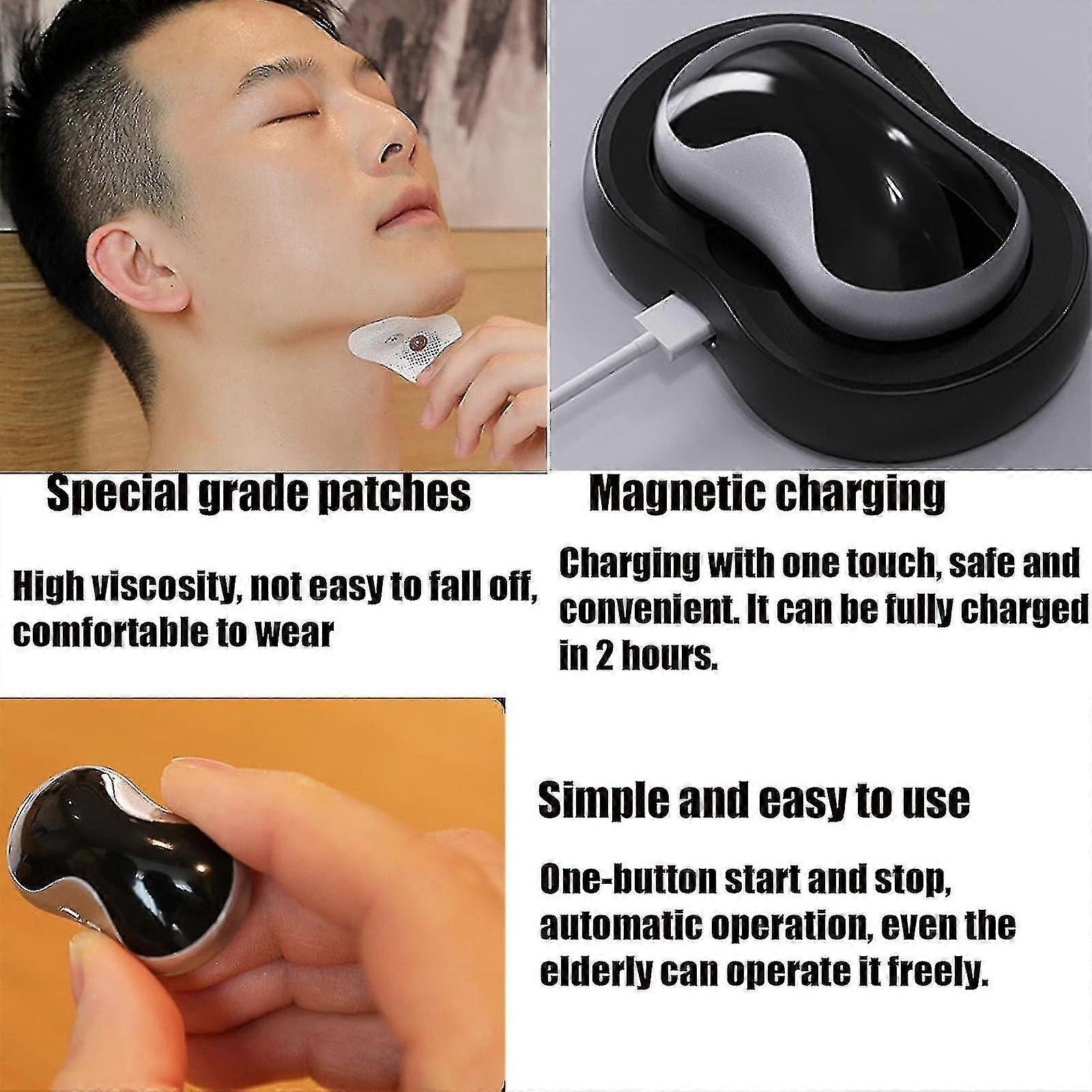 Smart antisnorkeenhet pustekorrigerer elektrisk antisnorking sleep pro smart ems anti snorking enhet