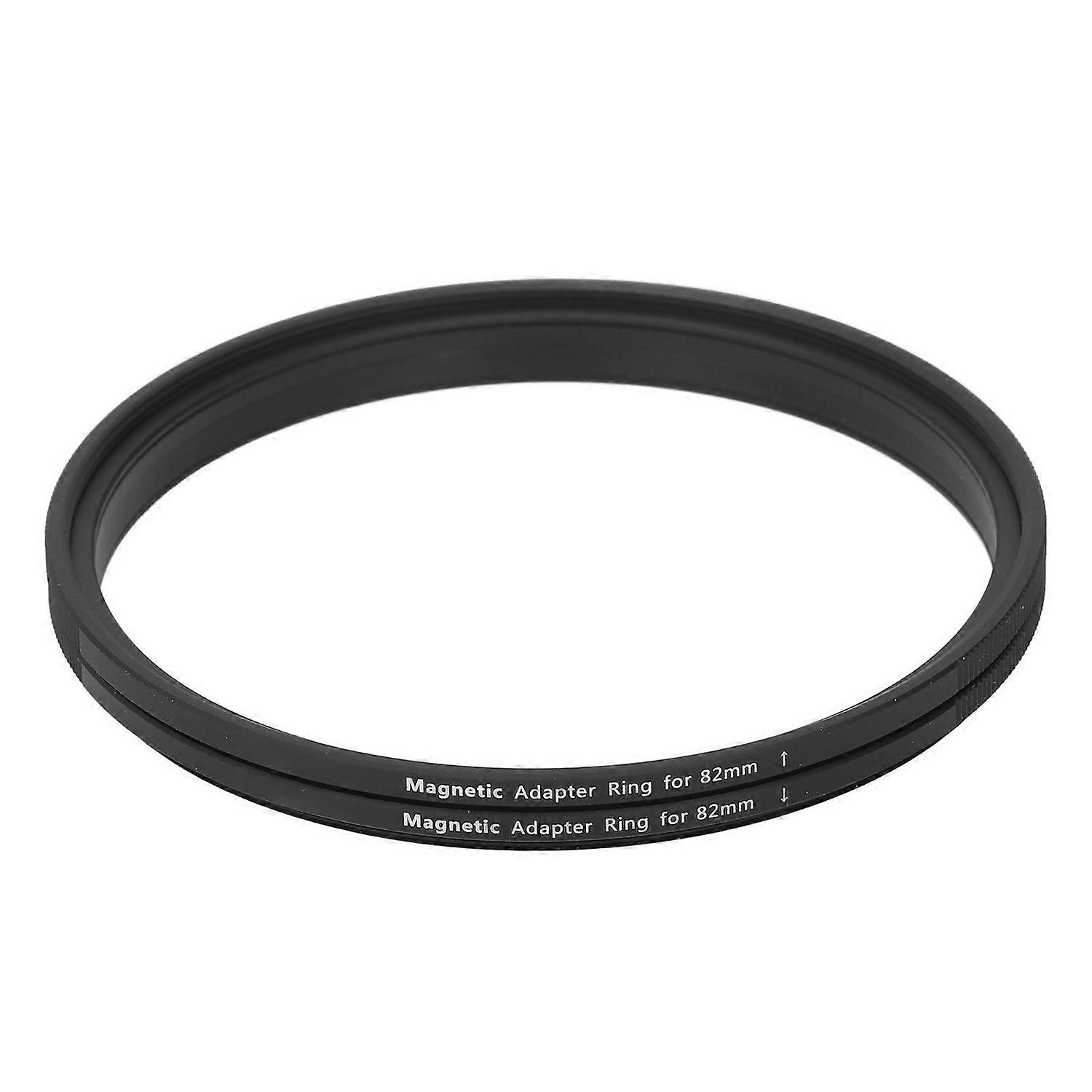 Magnetic Adapter Ring Kit 82mm‑82mm Metal Ring Adapter Convert Thread Filter to Magnetic Filter