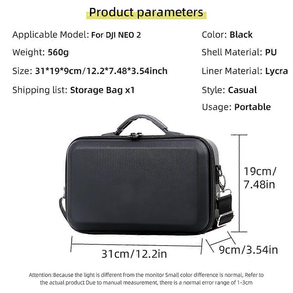 For DJI NEO 2 RC-N3 Controller Handheld Carrying Case Portable Shoulder Bag
