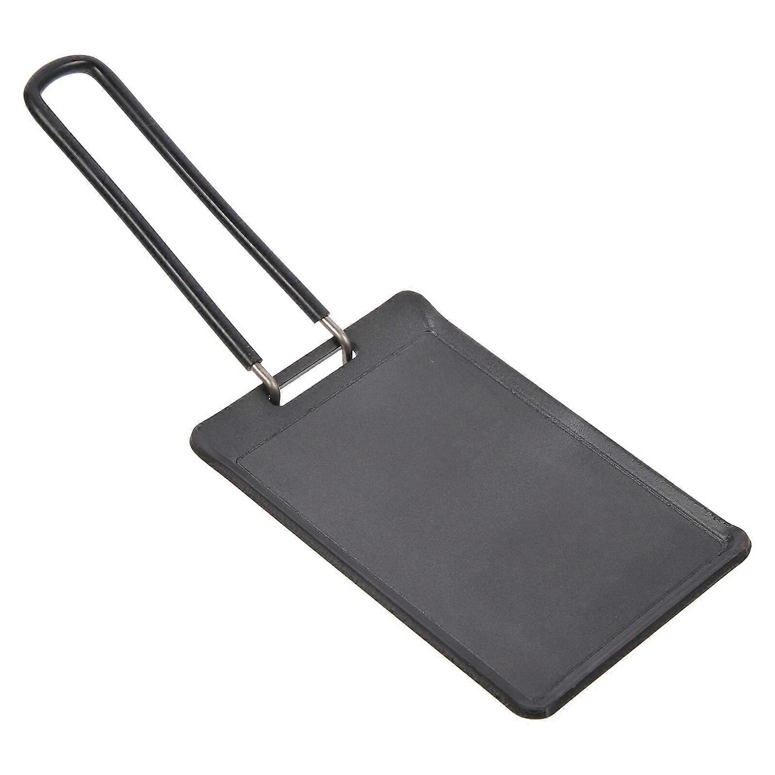 Cast Iron Mini Rectangular Grill Pan With Nonstick Coating And Handle For Outdoor Picnic And Steak Cooking