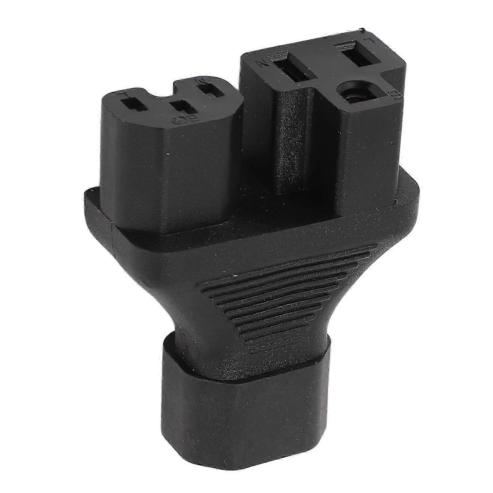 IEC320 C14 to C13 Power Cable with EU Socket for Office and Home Use