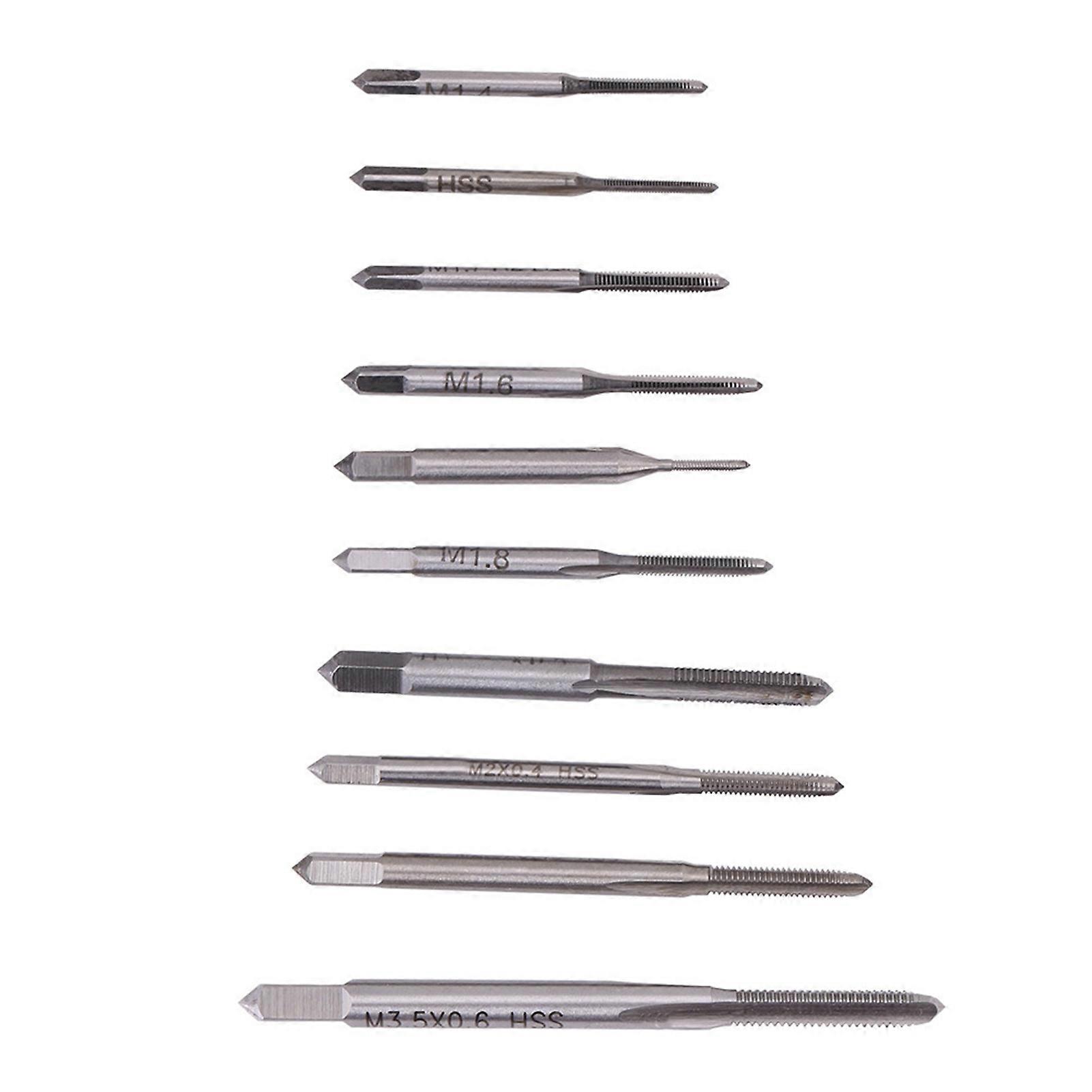 10pcs Mini M1 to M3.5 Machine Hand Tap Thread Wire Tapping Threading Taps