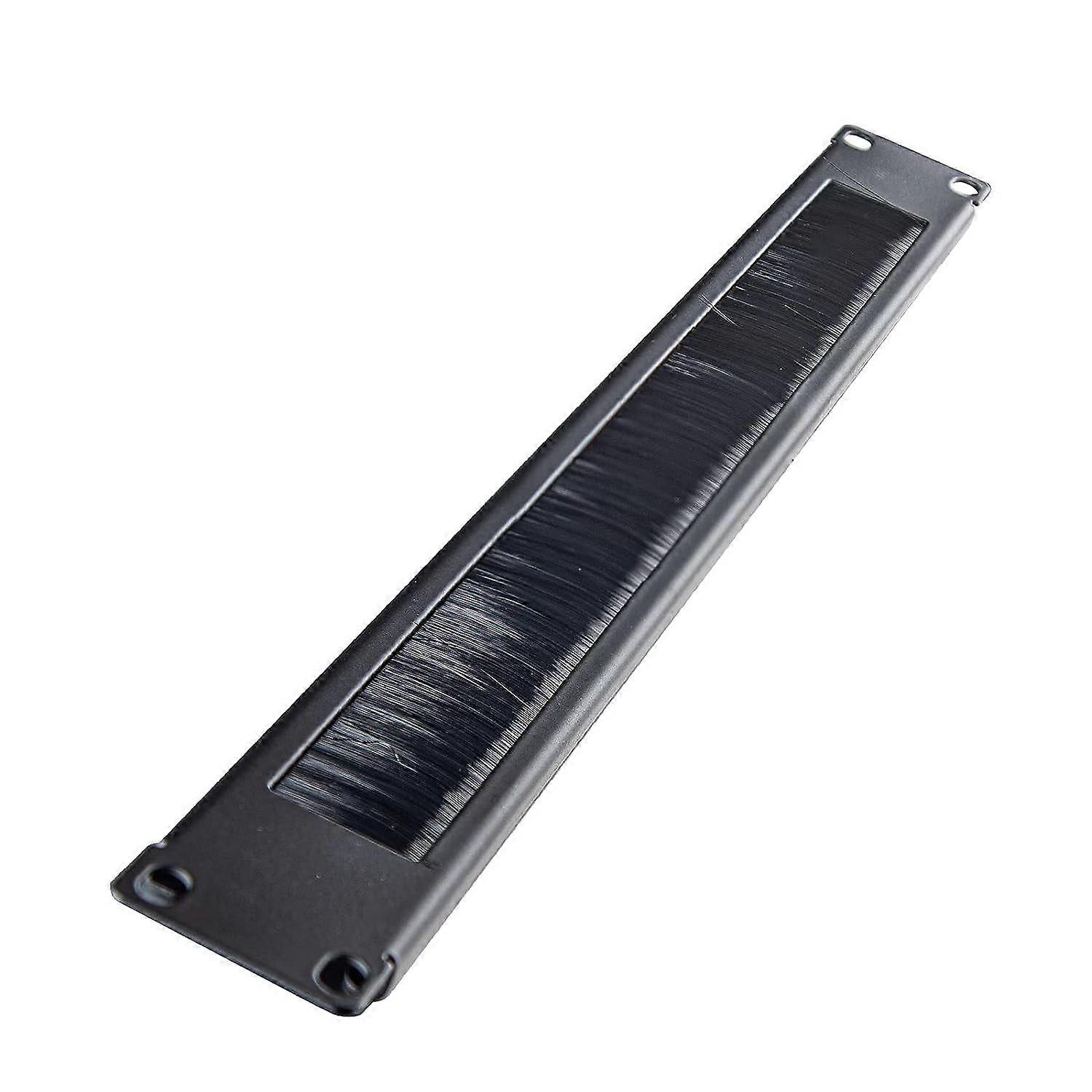 1U 19'' Metal Horizontal and Vertical Rack Mount Cable Management with Brushes