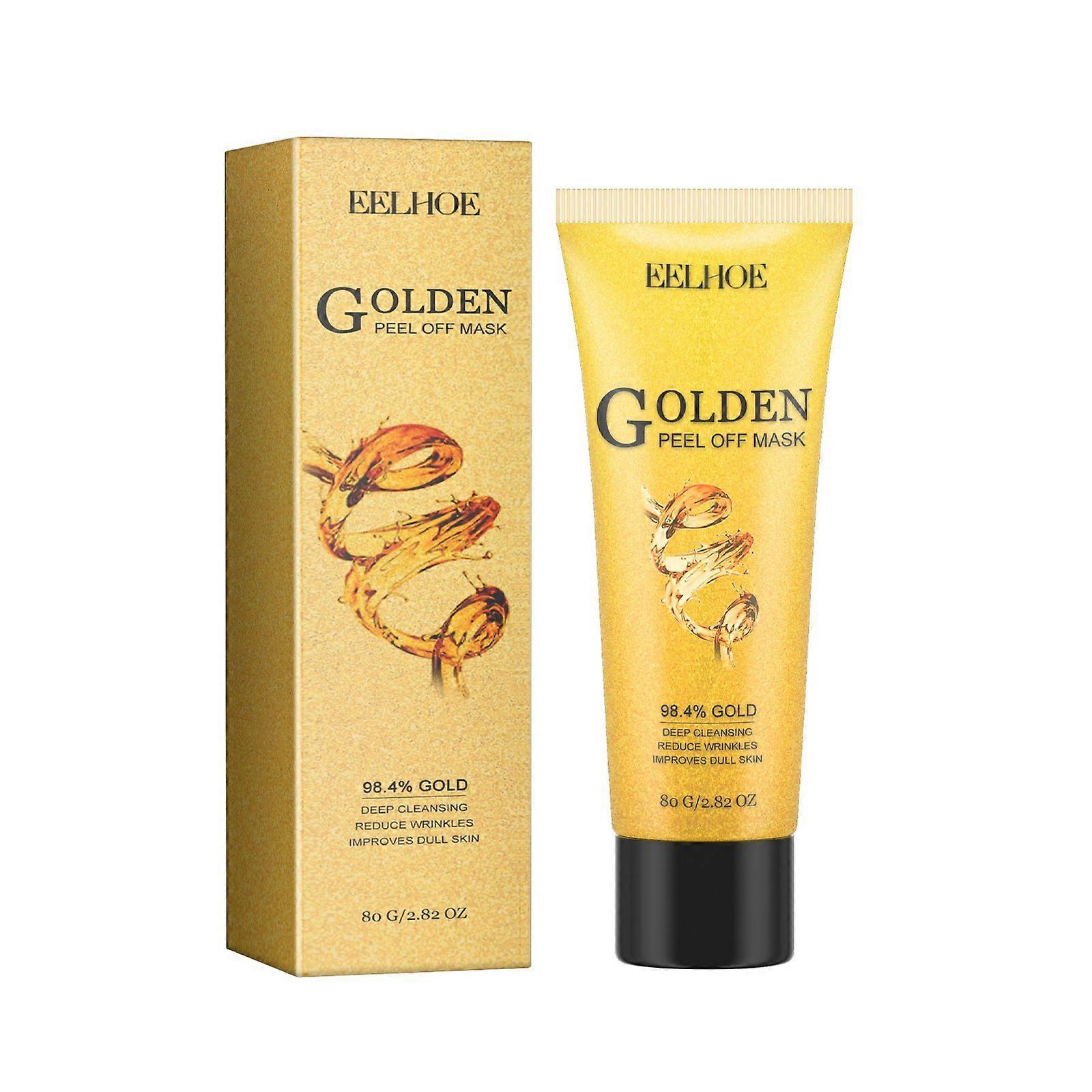 Gold Exfoliating Mask Contains 24K Gold Foil