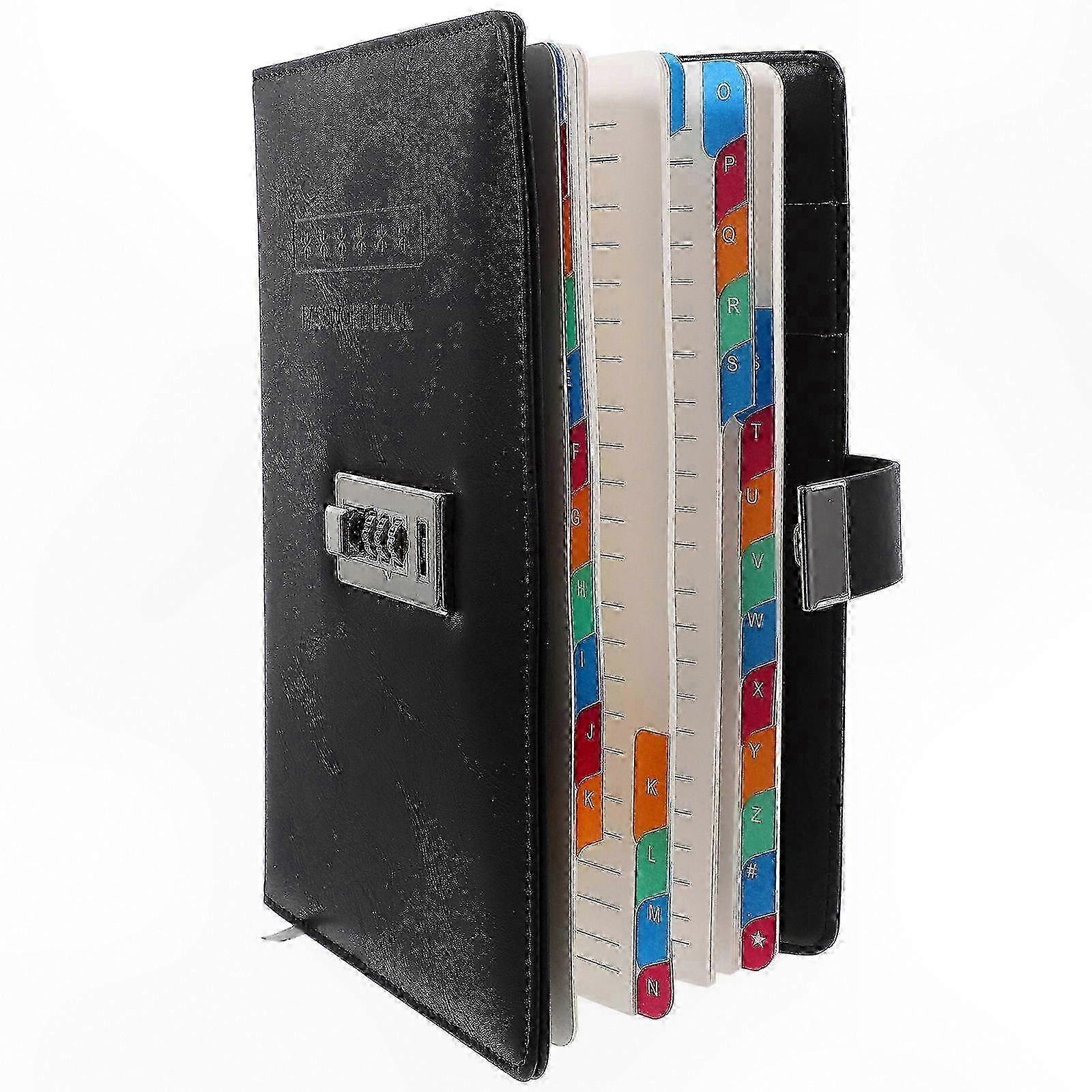 Black A5 Journal with Lock - Secure Notebook for Gifting - 1 Pack