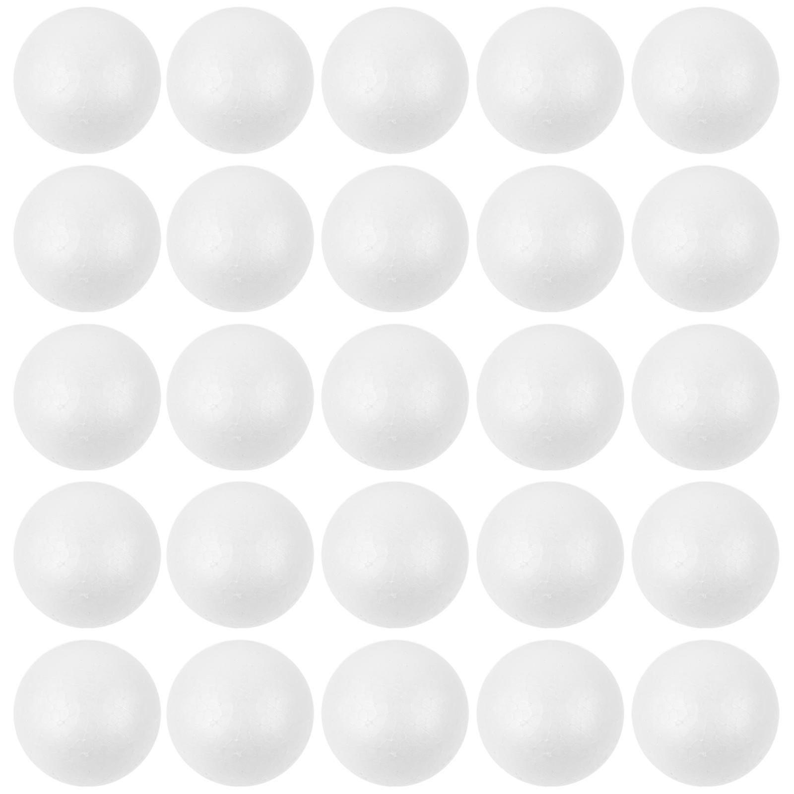 25 ks Vánoční dekorace Polystyrenové Koule Vánoční Řemeslné Potřeby Materiály Vánoční Stromeček Koule Vánoční pěnový míč