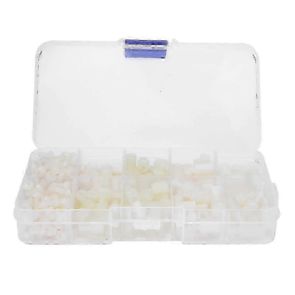 300 Pcs Nylon Standoff Nut Screw F F F M M3 Standoff for Multiple Purpose(Black )