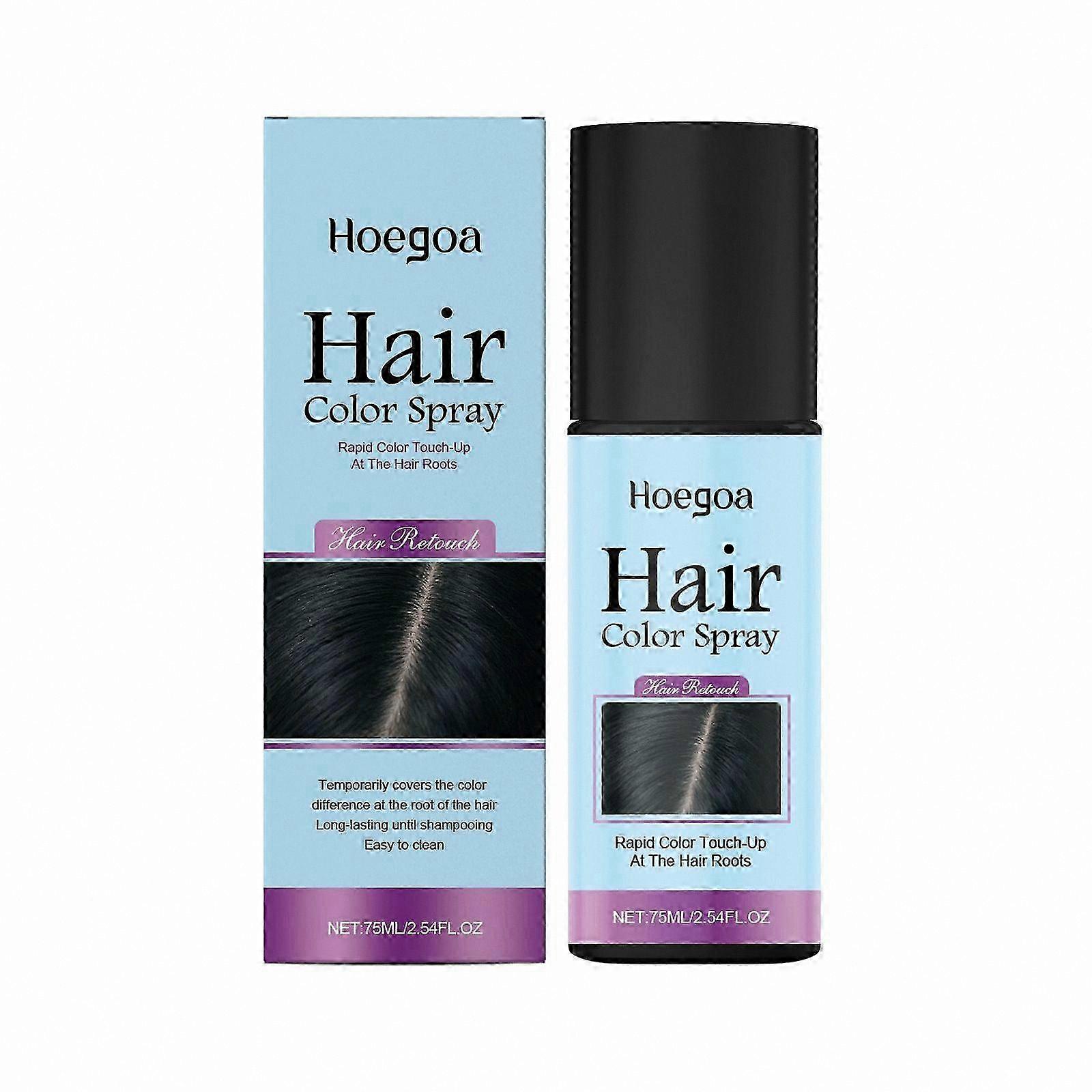 Temporary Hair Color Spray, Root Touch-Up Solution, Washable and Easy-to-Use Coloring Mist for Instant Results