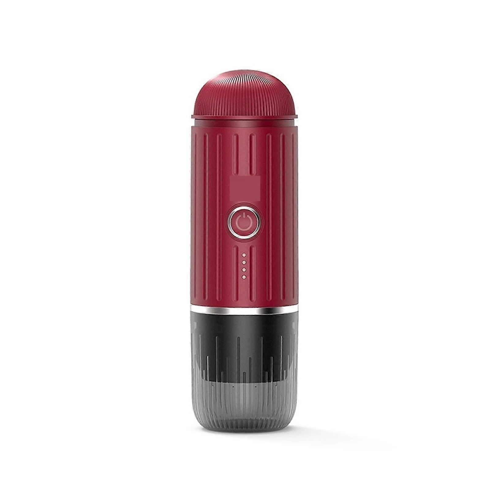 Portable Espresso Coffee Maker with Heating, Compatible with Capsule & Ground, Travel Bag for Camping, Hiking, Office, RV