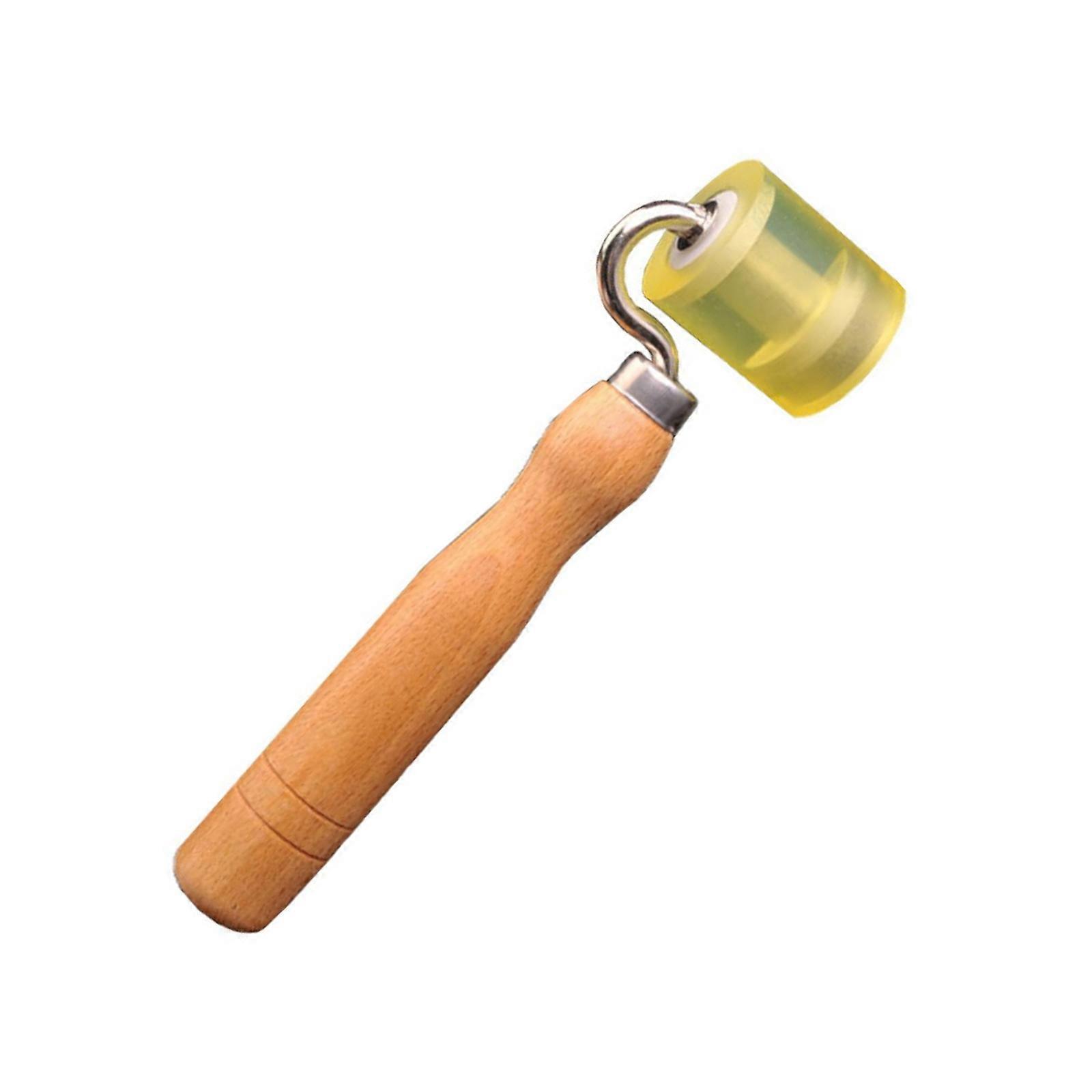 Professional Seamless Paint Roller Wooden Handle Strong Painting Tool for Smooth Wall Coating & Accuracy Edges Use Multicolor