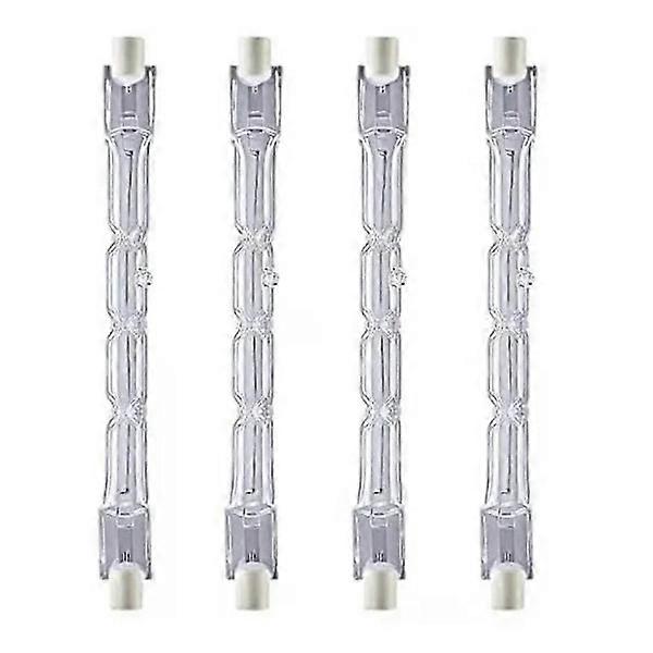 4 pcs R7s 118mm 400w Halogen Bulb Pin Bulb Dimmable Ac 220-240v 7500lm J118 Linear Halogen Spotlight [DB] yc