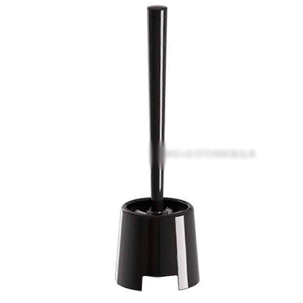 Toilet Brush with Holder Long Handle Soft Bristles 360° Deep Cleaning for Bathroom Round Bowl