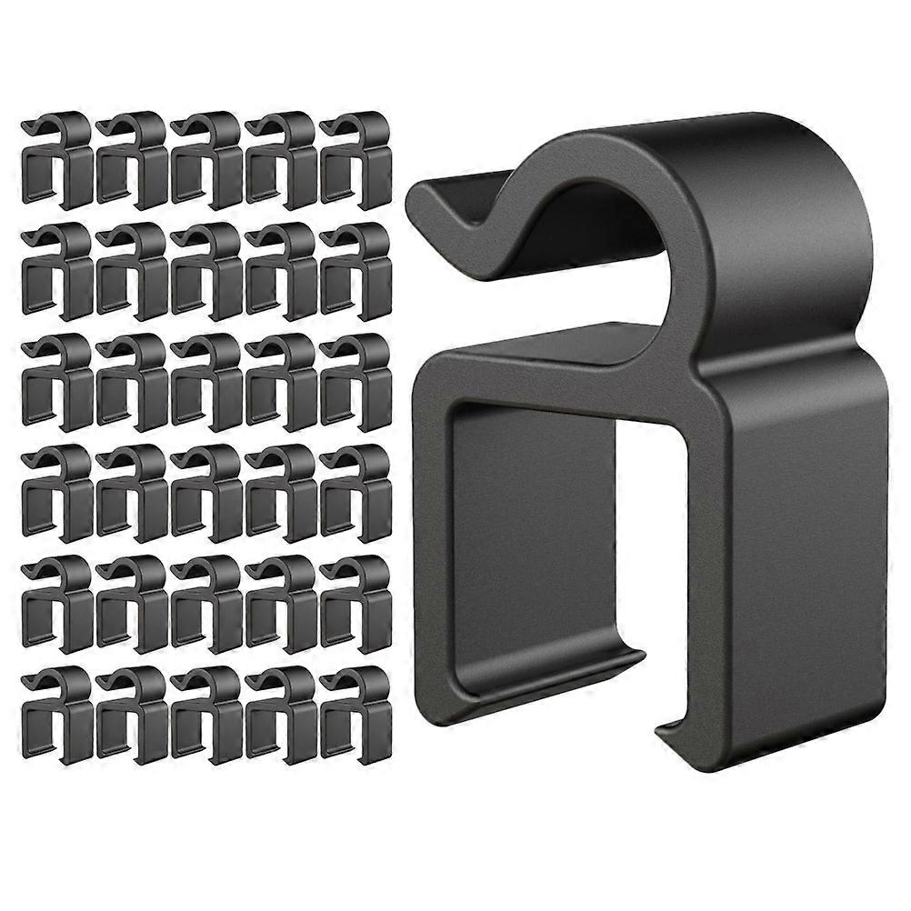 40Pcs Mic Stand Arm Clip Cable Holder Phone Stand Plastic Cable Clips