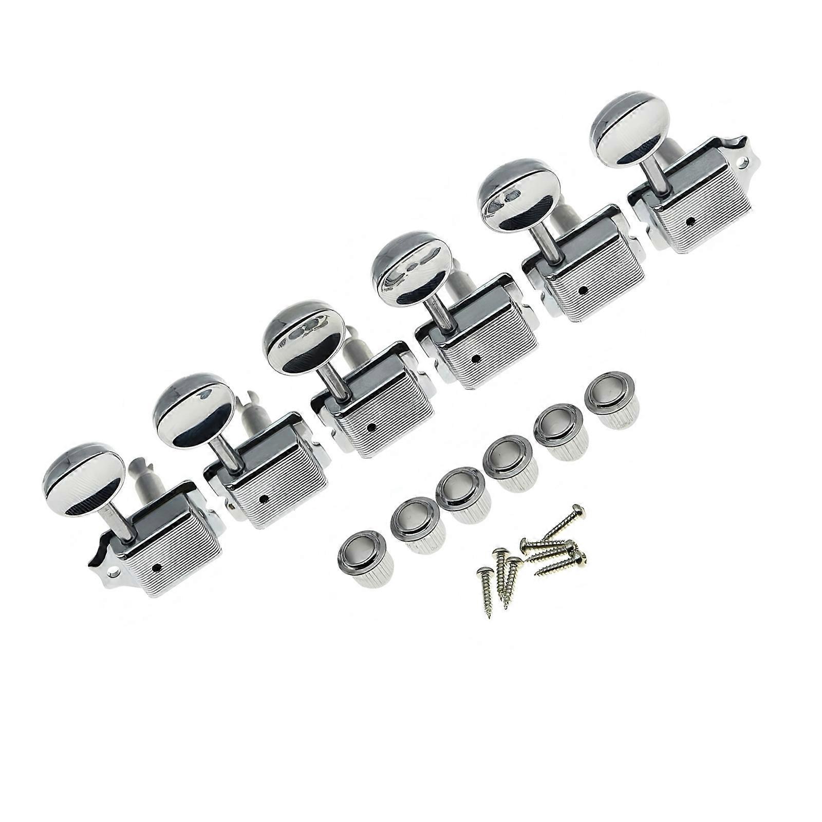 Pack of 6 Guitar Tailpiece Pegs Perfect for Various Use in Different Playing Environment with Enhancing Durability  Silver