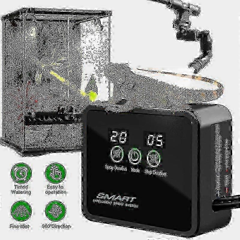 x Water Timers Intelligent Fogger Terrariums Humidifier Electronic Timer Automatic Mist Rainforest Timing Spray System Kit Control Sprinkler-YuJia