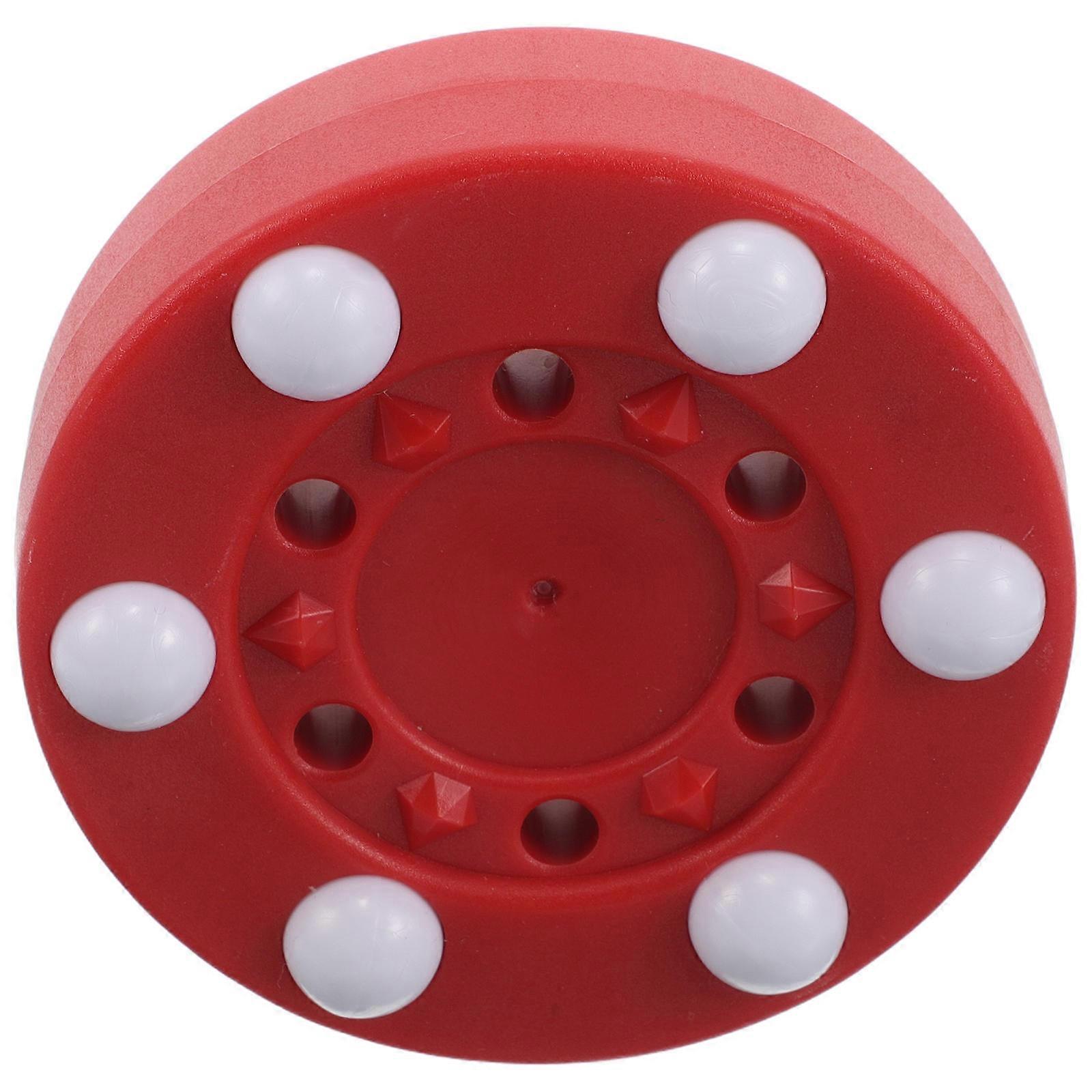 Outdoor Hockey Puck Red Roller Hockey Training with Material