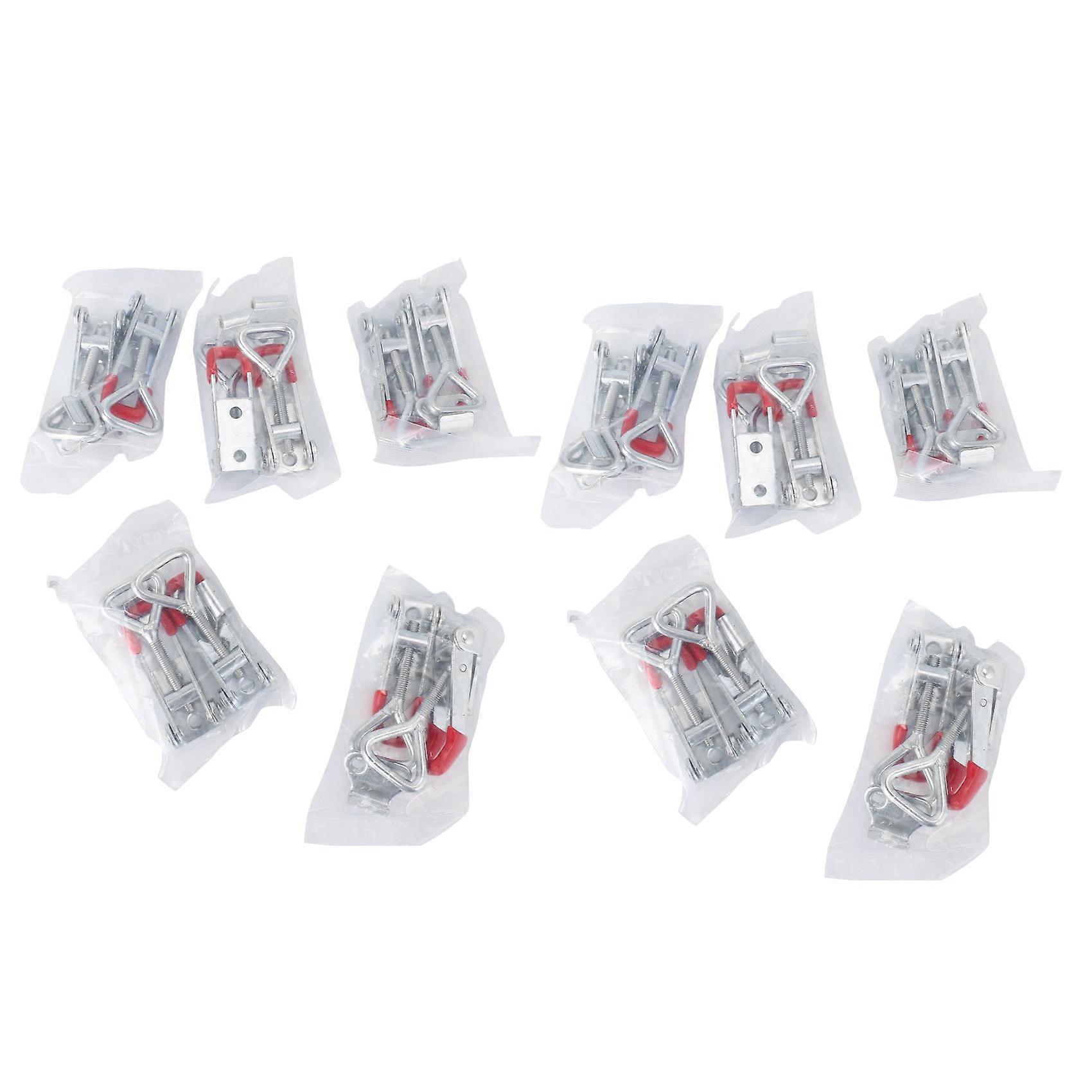 20 Pack Adjustable Toggle Latch Clamp 150Kg Holding Capacity, 4001 Heavy Duty Quick Release Pull Latch Toggle Clamp
