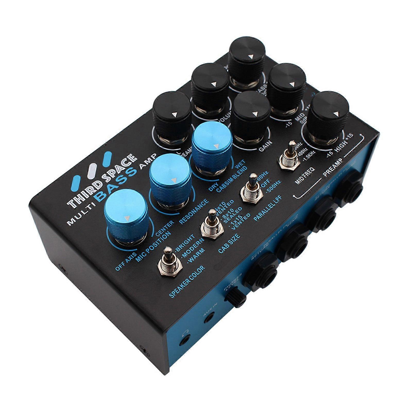 Multifunction Bass Effect Pedals with Intuitives Controls and Wide Compatibility for Various Sound Equipment Multicolor