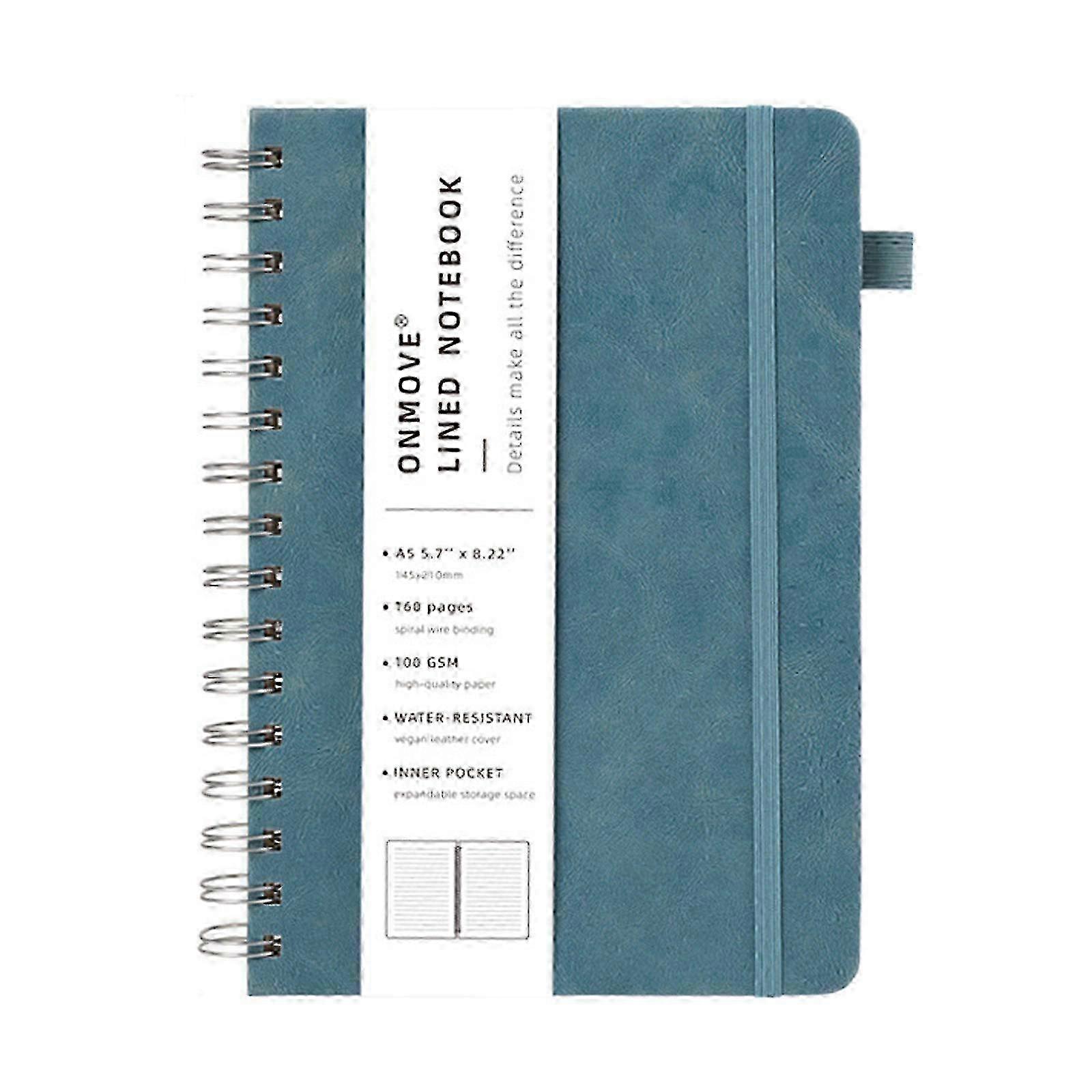 A 5 Spirals Notebook Journal Notebook Business Notepads Simple Notebook Travel Notebook Stationery Notepads w