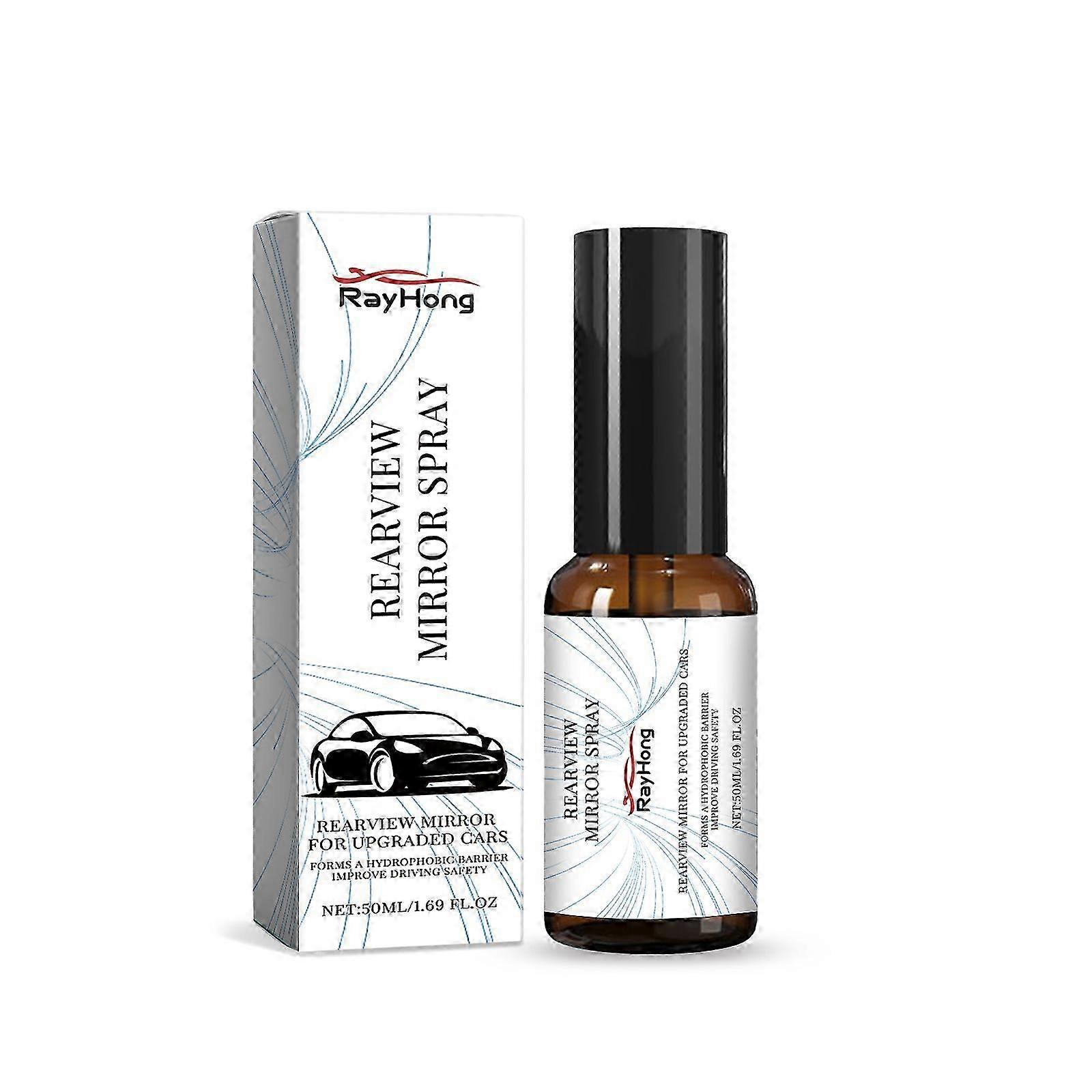 Car Window Rainproof Spray  Enhance Visibility  Safety, 50ml Decontamination  Descaling Solution