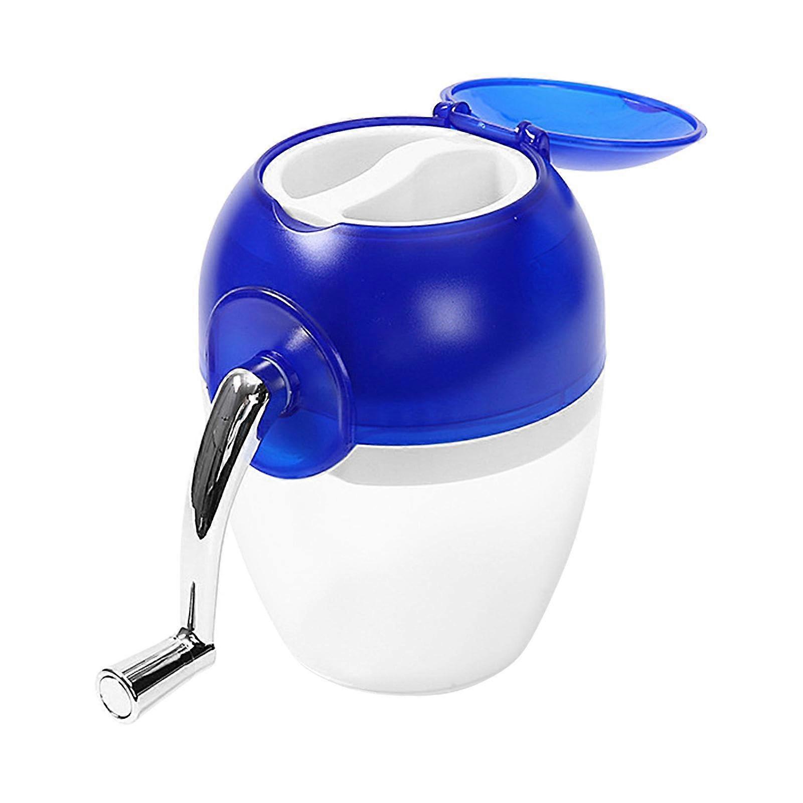 Manual Ice Crusher with Durable Steel Cutter, Smooth Shaving for Home and Outdoor Snow Cones