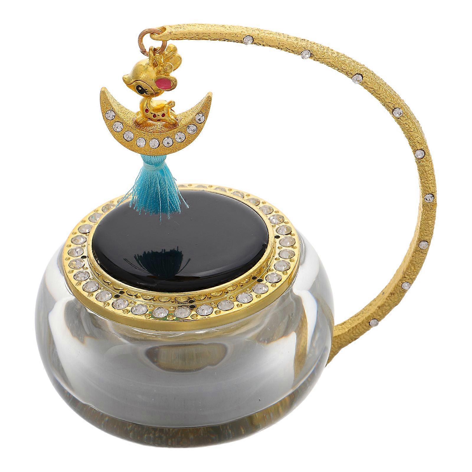 Solar Car Air Freshener Rotating Aromatherapy Diffuser 4Pcs Set