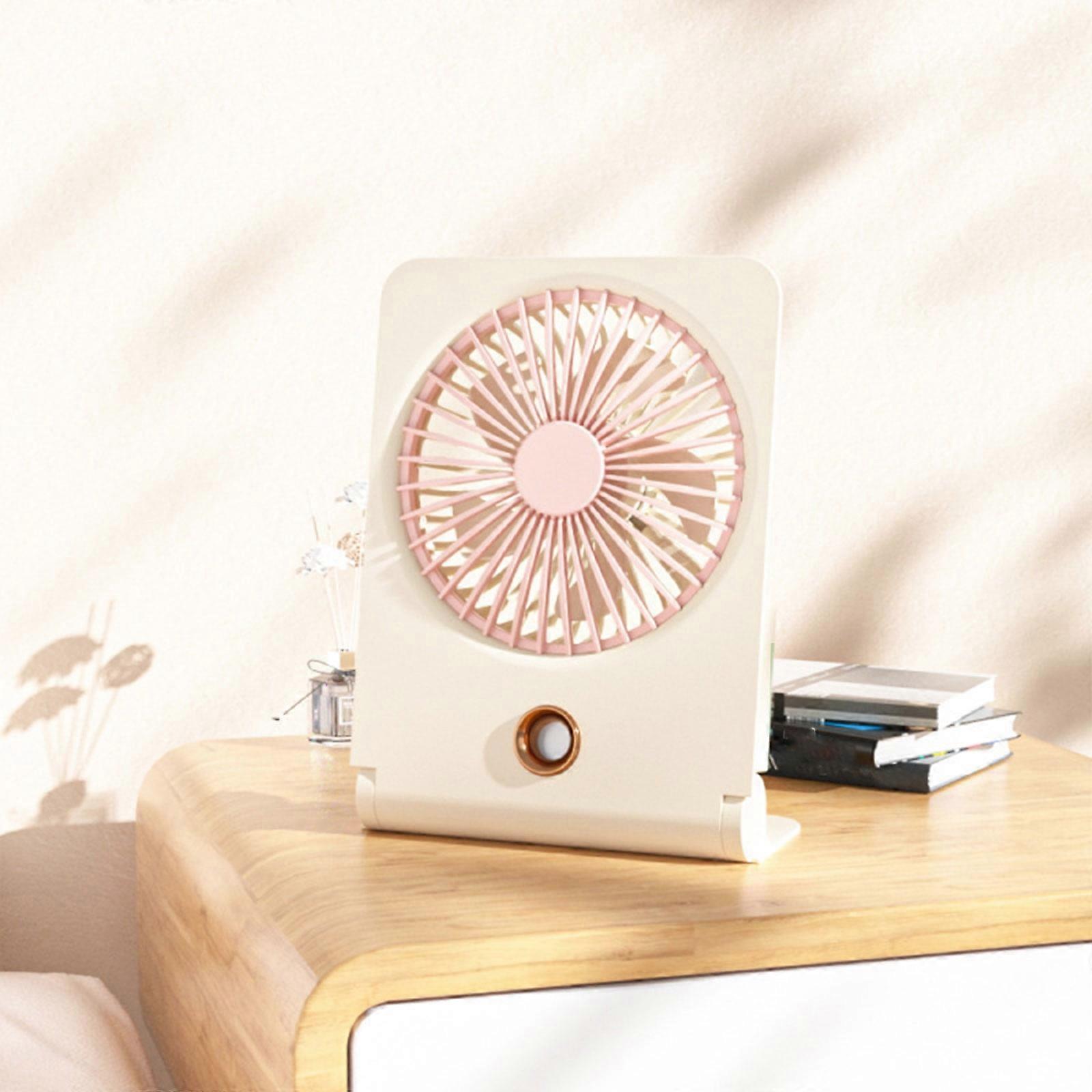 Ozmmyan Wall-mounted Mist Fan, USB Rechargeable with Atomization Tech, Compatible with Humidification - No Drilling Needed
