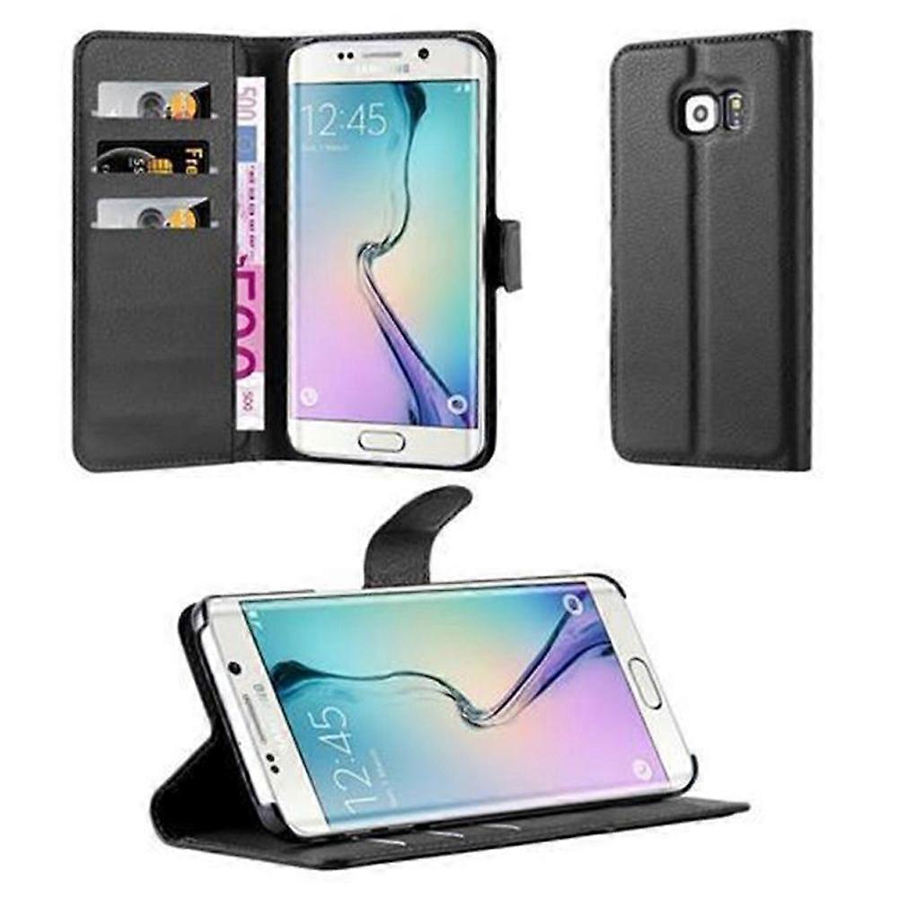 Samsung Galaxy S6 EDGE Case - Protective Case with Card Slots and Stand Function