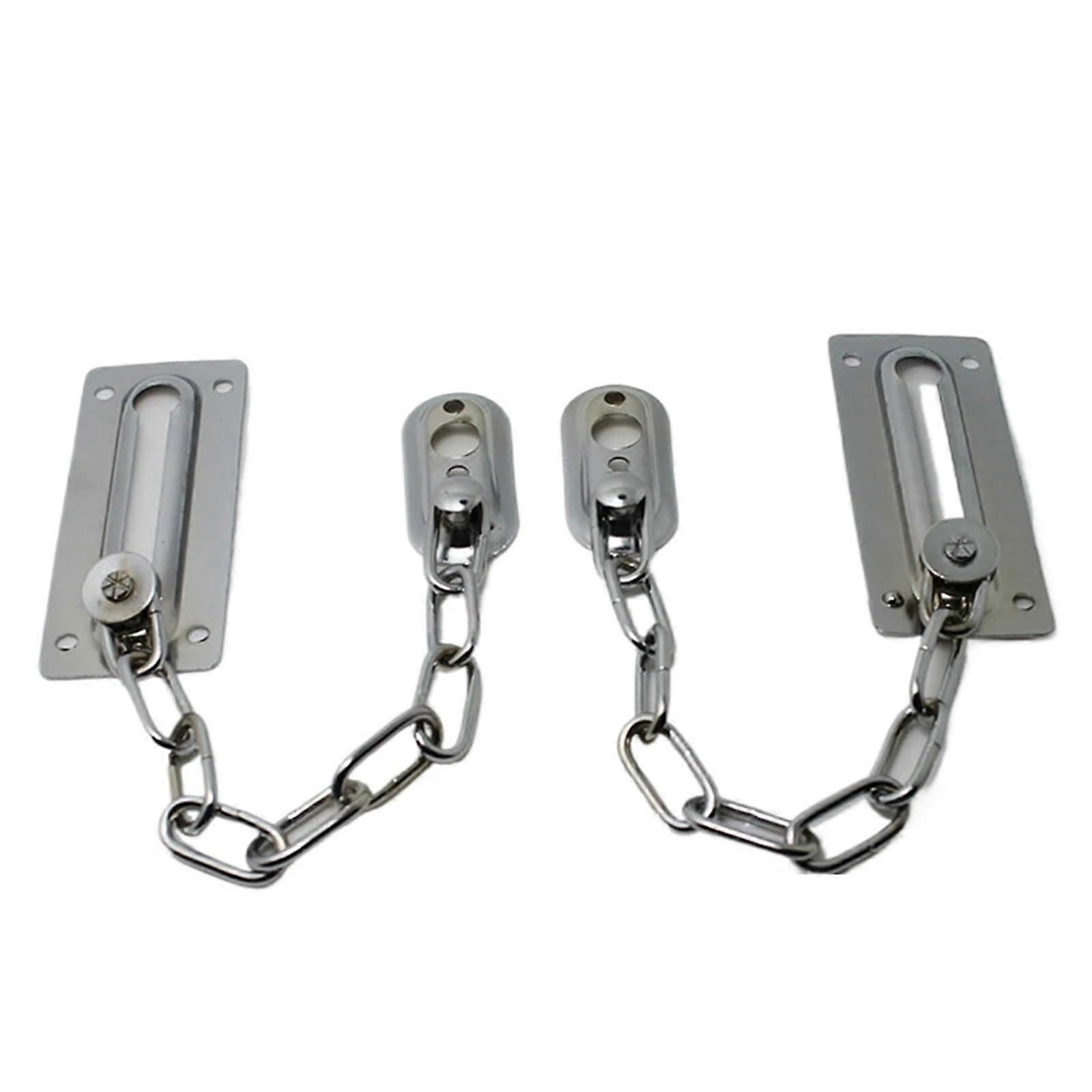 Heavy Duty Gate Lock and Door Chain Lock AntiTheft Weather Resistant for Home Security