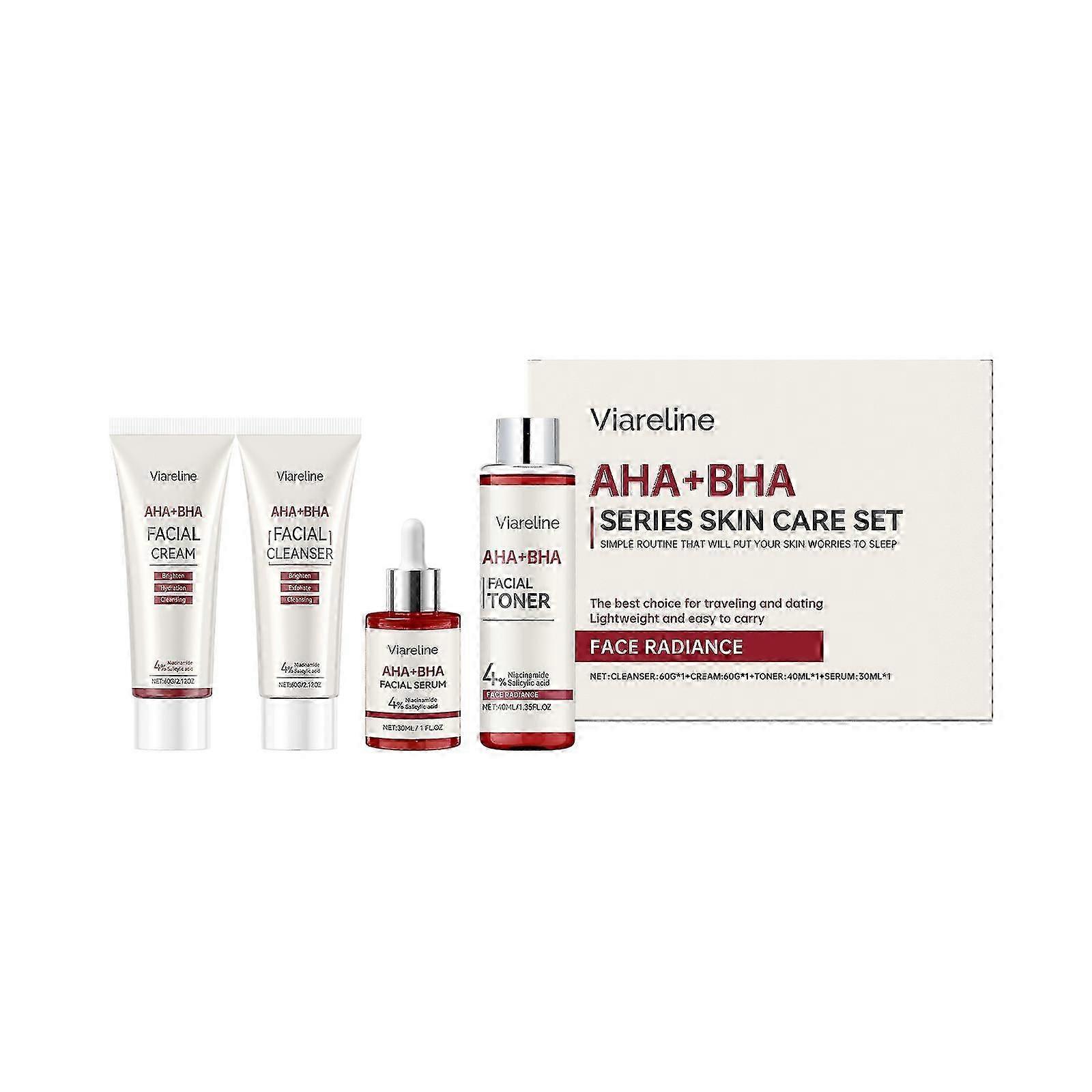 Salicylic Acid Skin Care Set for Deep Cleansing & Hydration  Rejuvenate, Reduce Fine Lines, and Achieve a Youthful Glow with Gentle, Effective Facial