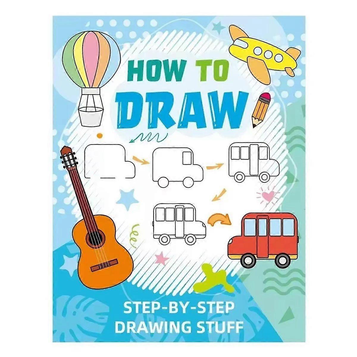 Graffiti Coloring Step-By-Step Drawing Book for Youngsters 48 Patterns Classroom Learning Tool Book
