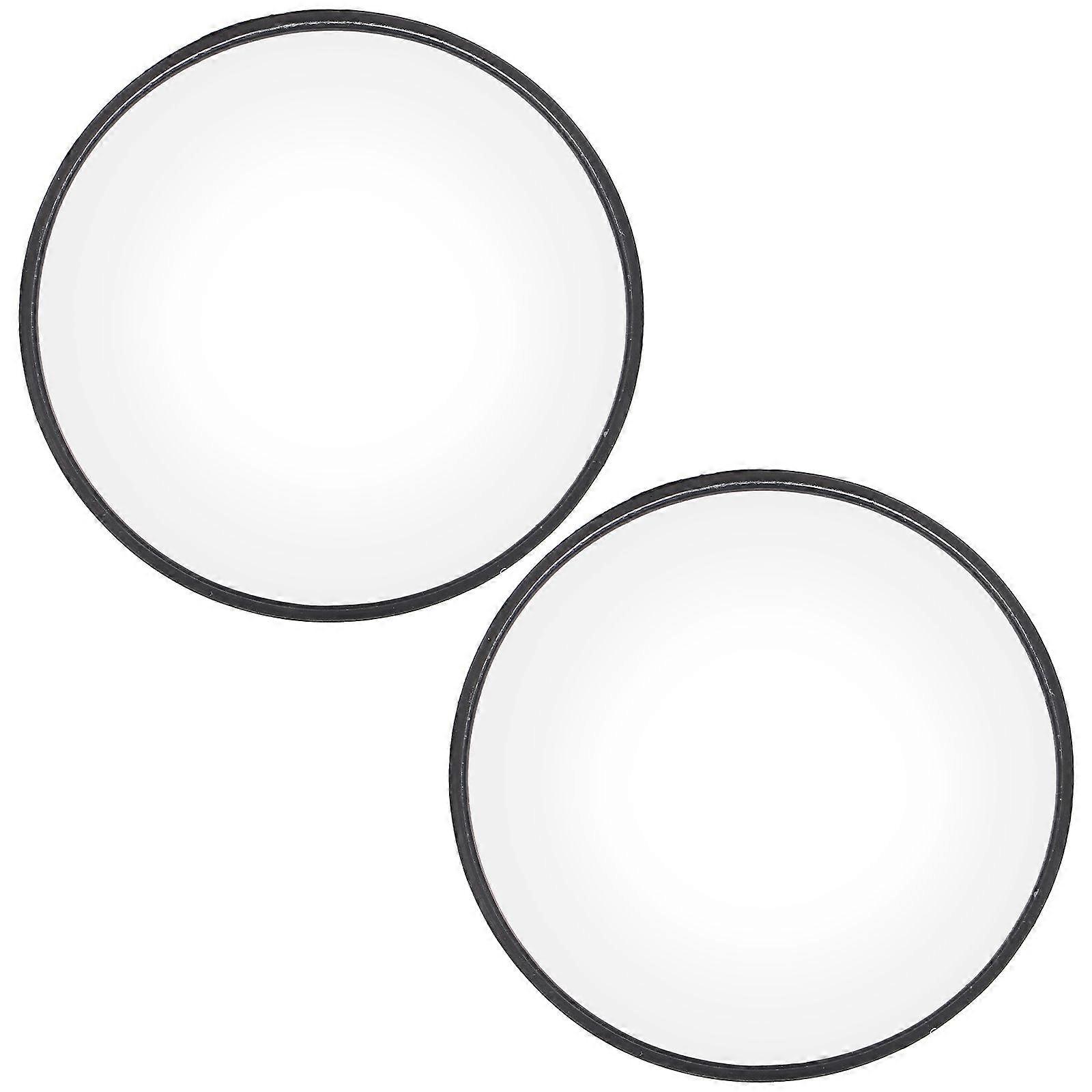 2pcs Universal Tractor Convex Mirror Wide Angle Rear View Mirror For Excavators Loaders And Trucks For Blind Spot Safety In Construction Sites