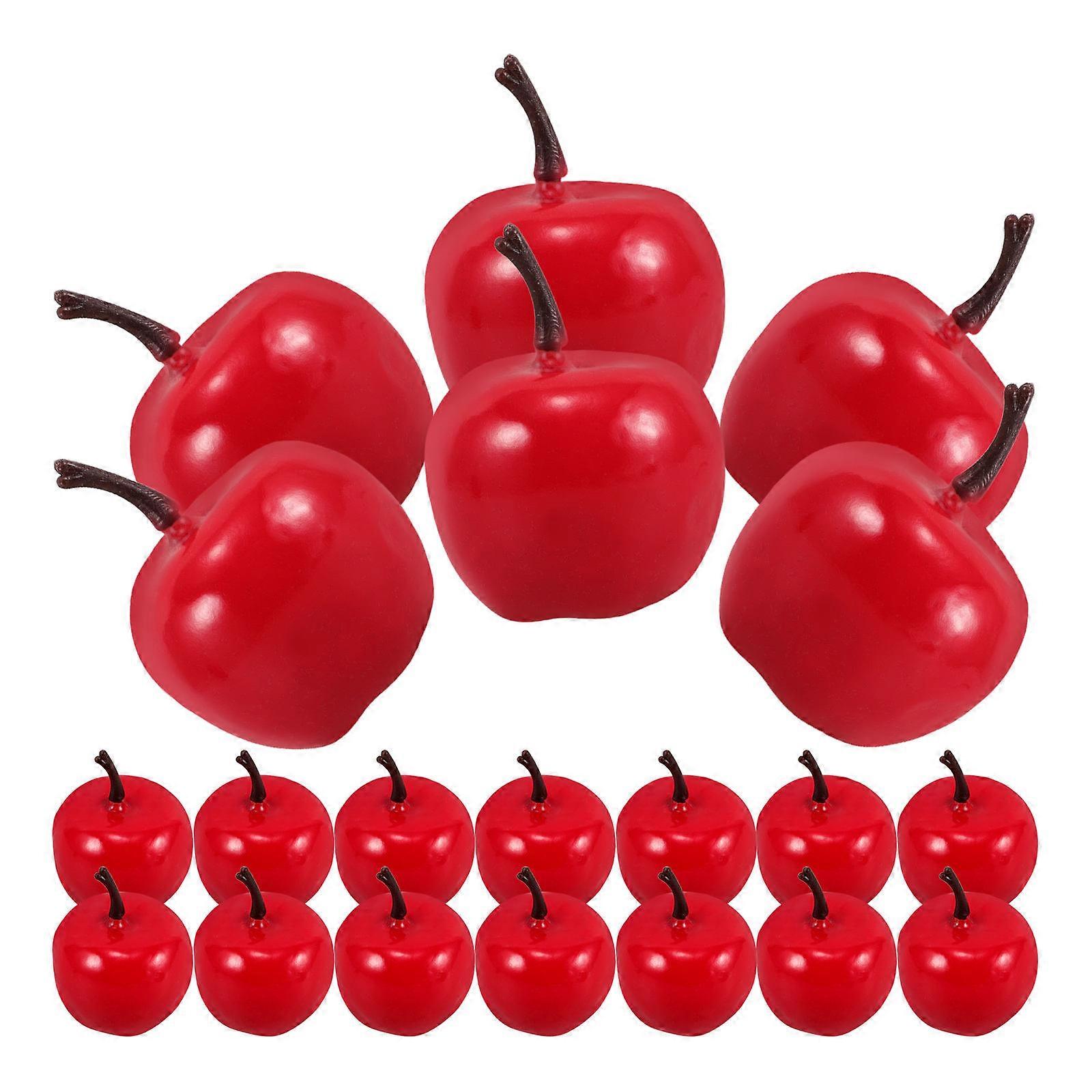 Simulation Fruit Decoration Artificial for 20Pcs Christmas Event