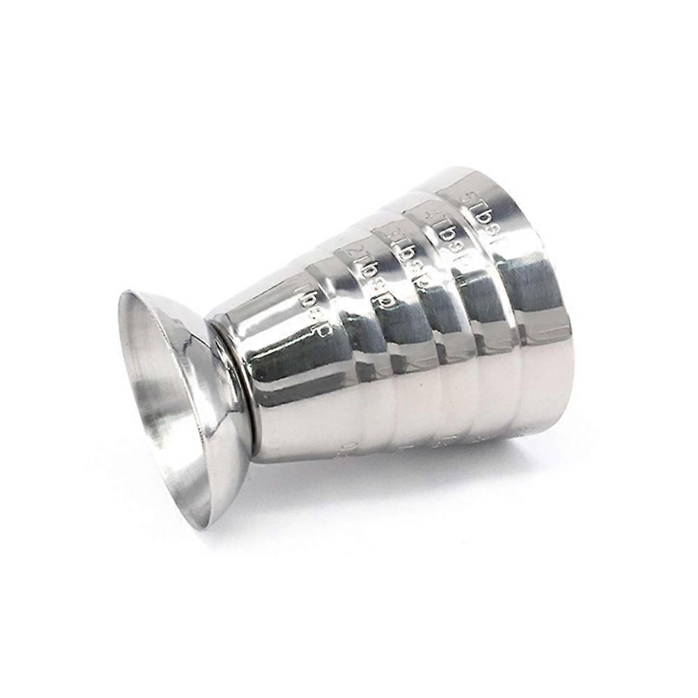 Ounce Jigger Bar Measuring Cup for Kitchen Use 3Pcs Stainless Steel