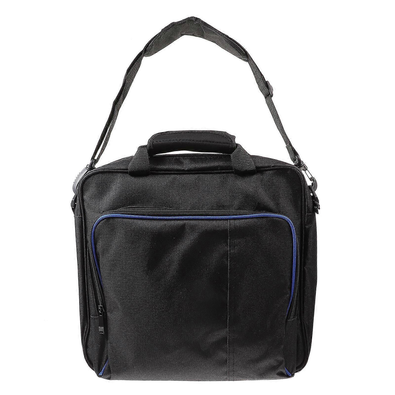 Black Gaming Case for Console with Portable Carry Bag