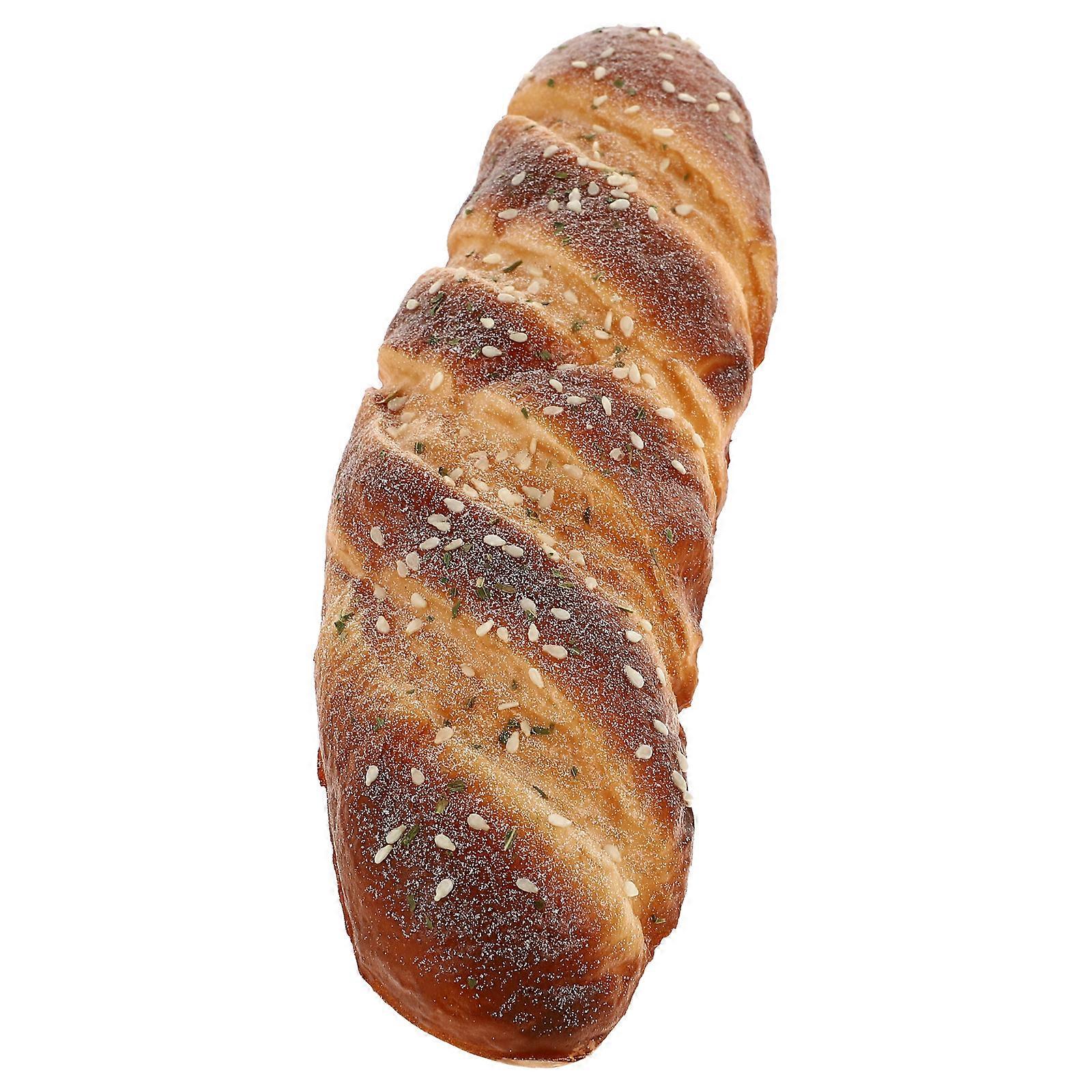Simulated Bread Adornment Fake Bread Model for Decor Table Prop