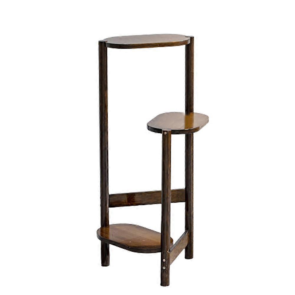 3 Tier Indoor Plant Stand Rack with Stable Triangular Design for Living Room Corner Display