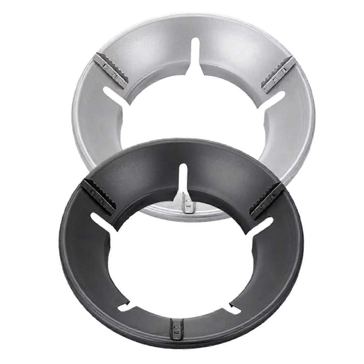 2pcs Wok Ring for Gas Stove with Heat Insulation and Windproof Design for Safe Efficient Cooking