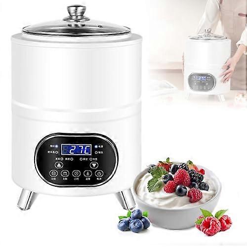 Large Capacity 8L Electric Yogurt Maker with LCD Display, Smart Timer and Constant Temperature