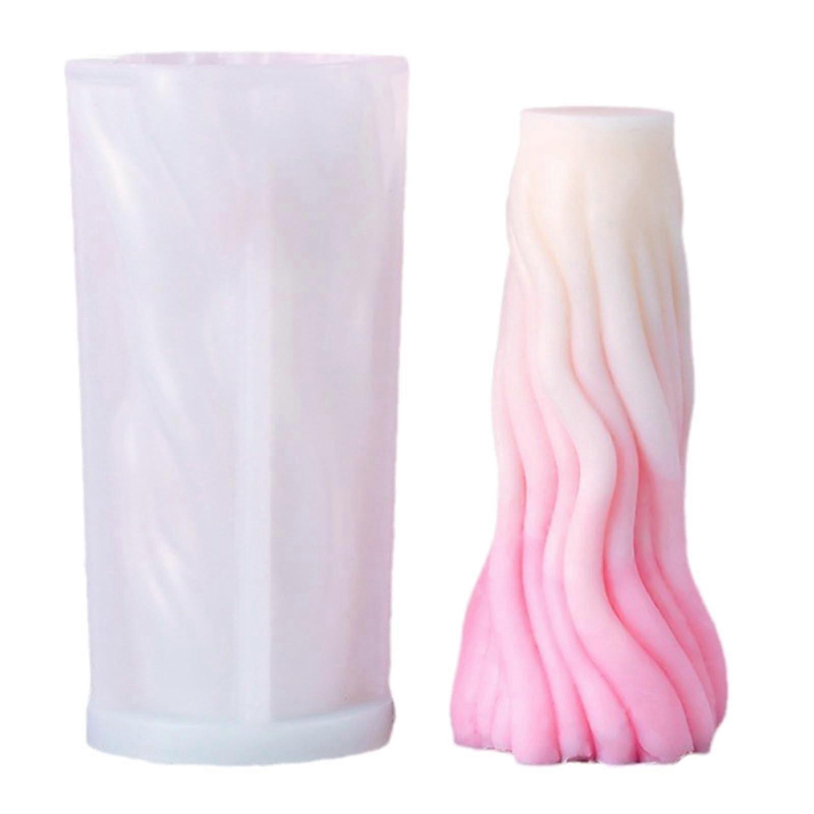 Cylinder Silicone Mold for Soap Making and Resin Casting, Easy Release, Durable for Crafts