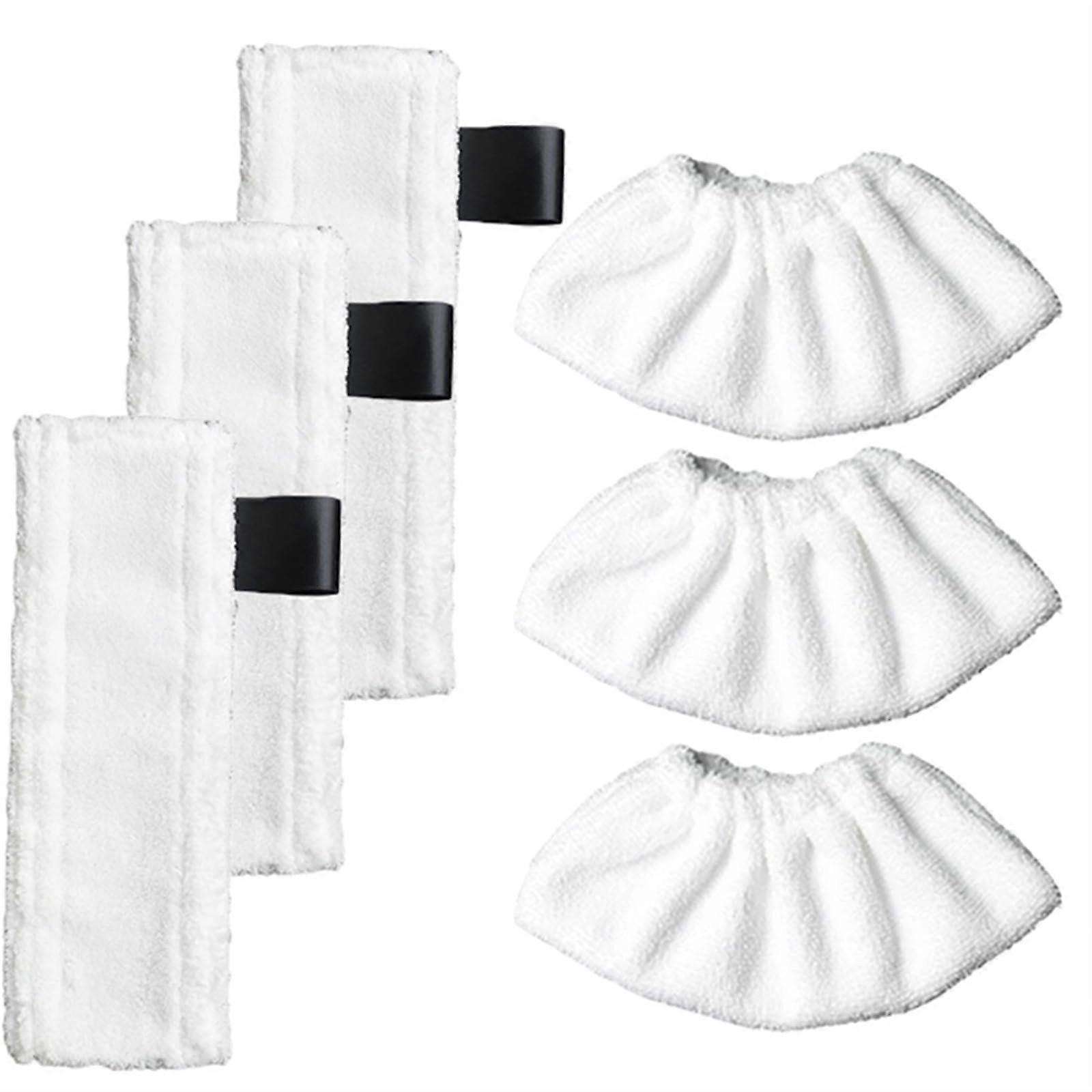 Steam Mop Replacement Pads for Karcher EasyFix SC2 SC3 SC4 SC5, Durable Microfiber Cloth Covers, 6pcs