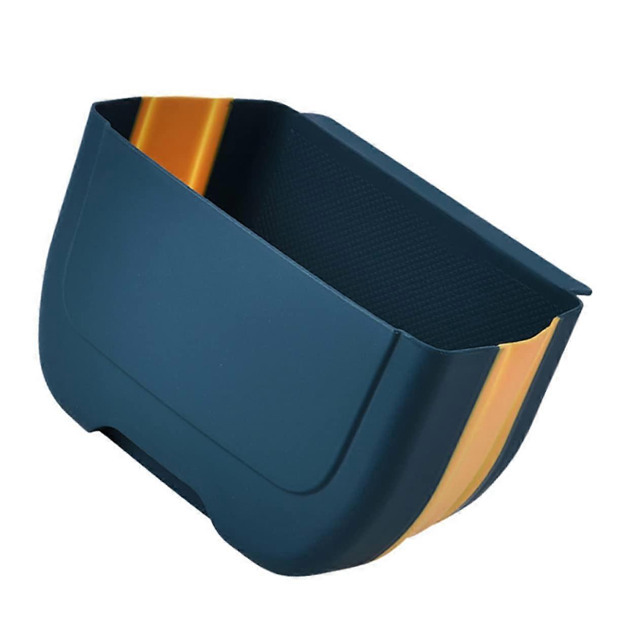 Wall Mounted Foldable Trash Can for Kitchen and Bathroom, Hanging Large Capacity Waste Bin