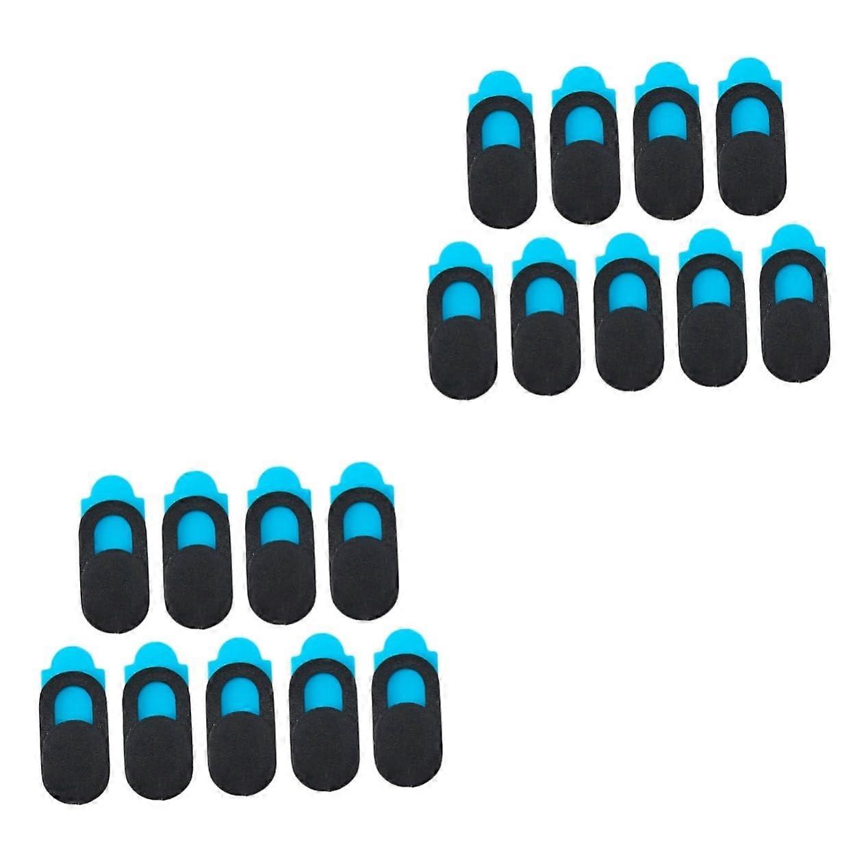 18pcs Webcam Cover Slider Camera Privacy Shield for Laptop PC Tablet Smartphone Black Durable Slim