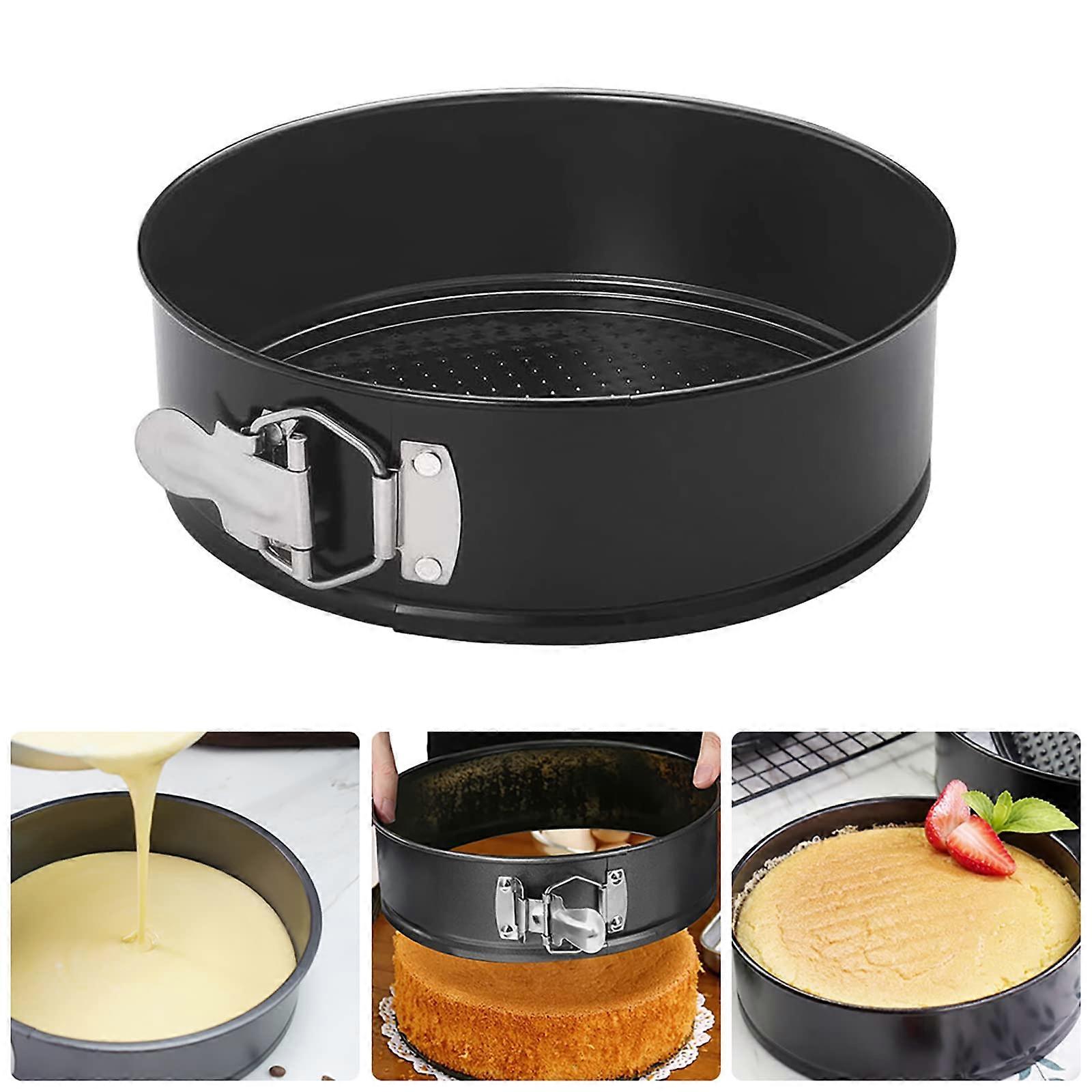 10 Inch Nonstick Springform Cake Pan with Leakproof Design and Easy Cake Release